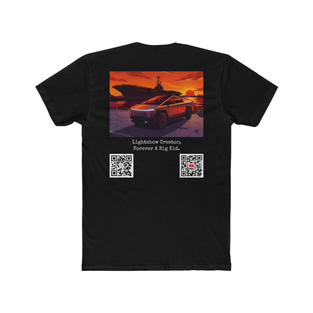 @TeslaToybox — "Lightshow Creator, Forever A Big Kid" Tee