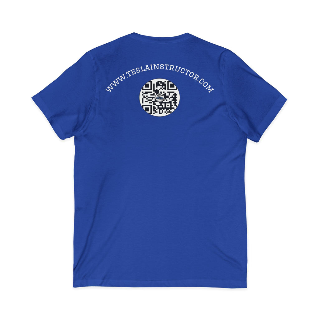 www.teslainstructor.com V-Neck Tee