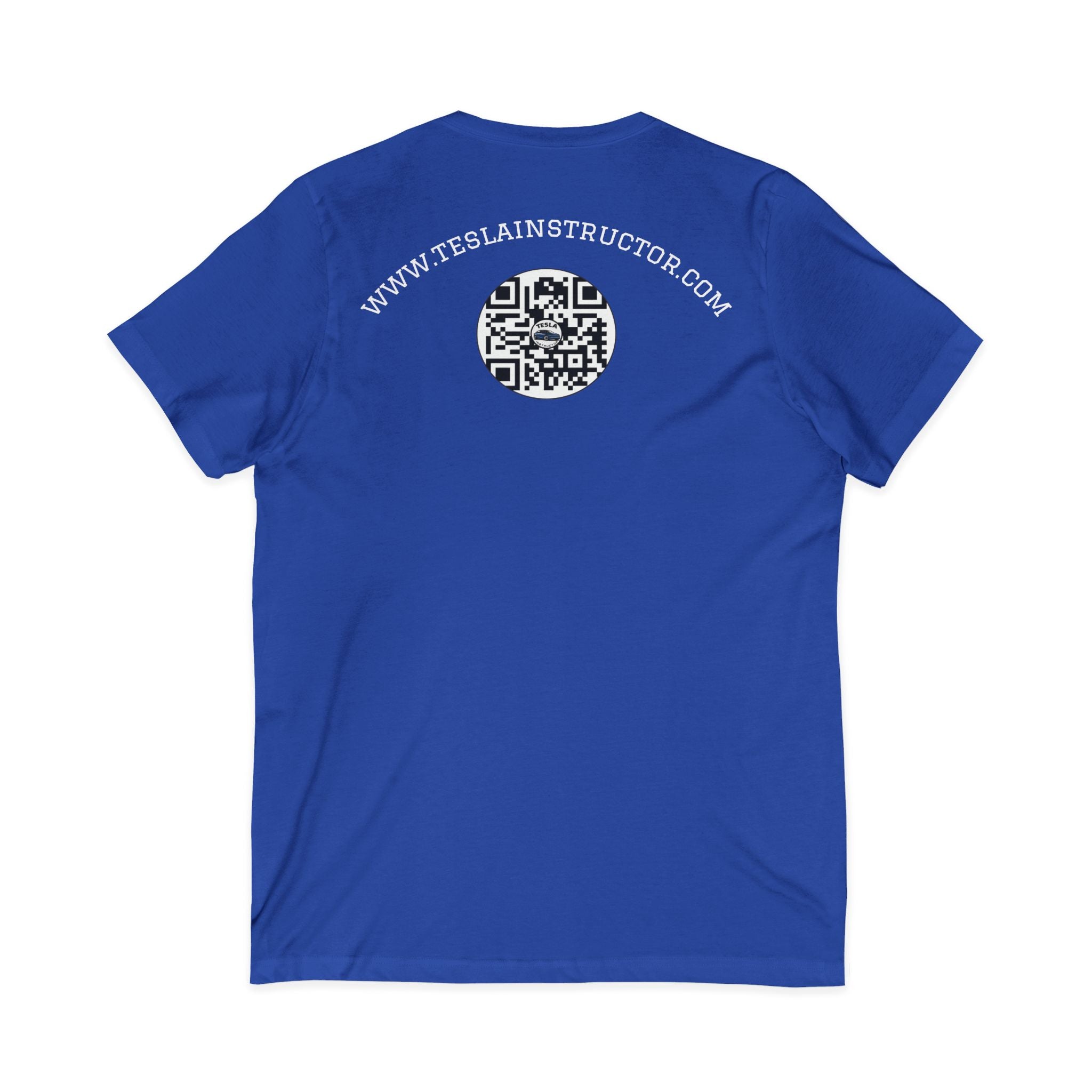 www.teslainstructor.com V-Neck Tee