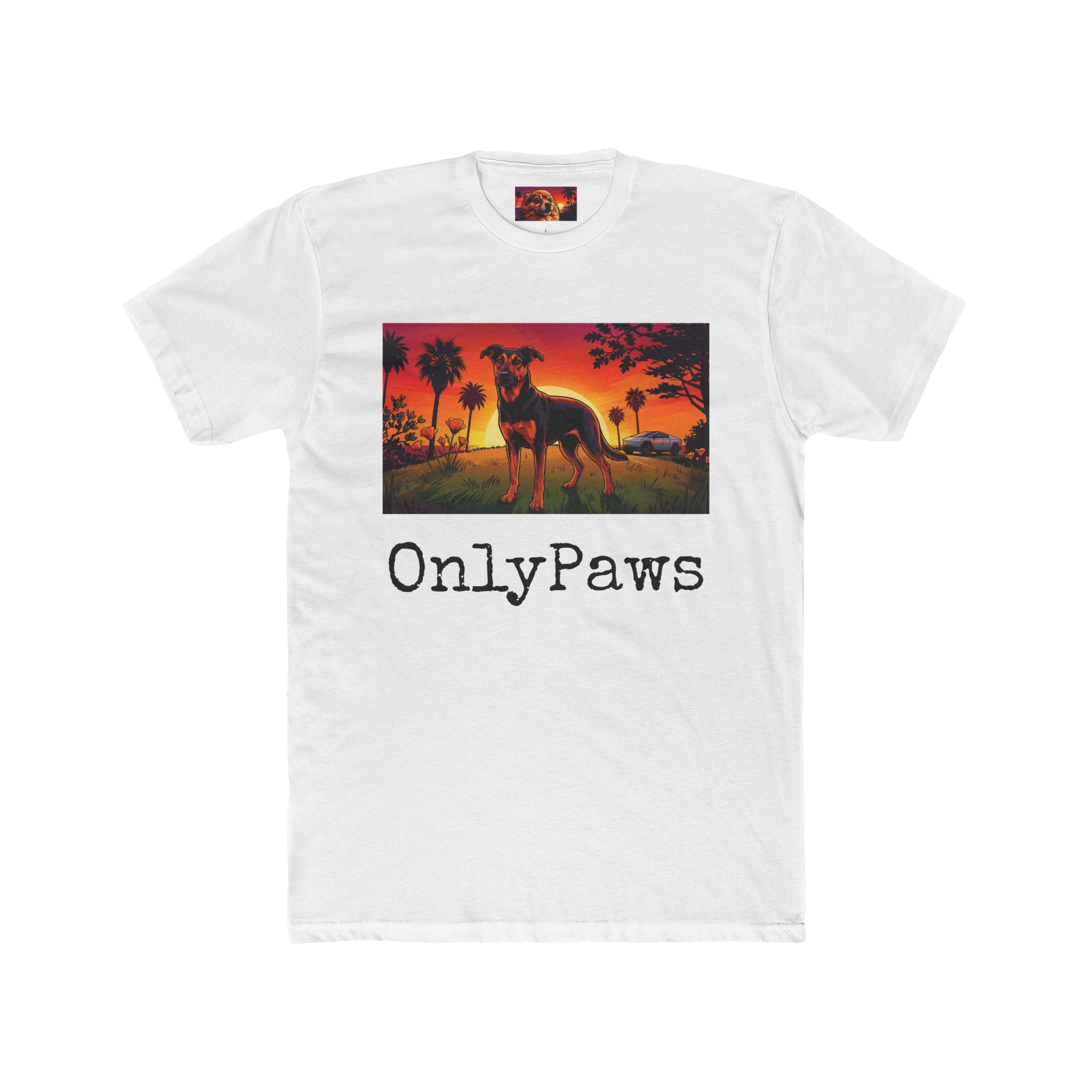 Princess Leia Edition OnlyPaws Sunset Dog T-Shirt