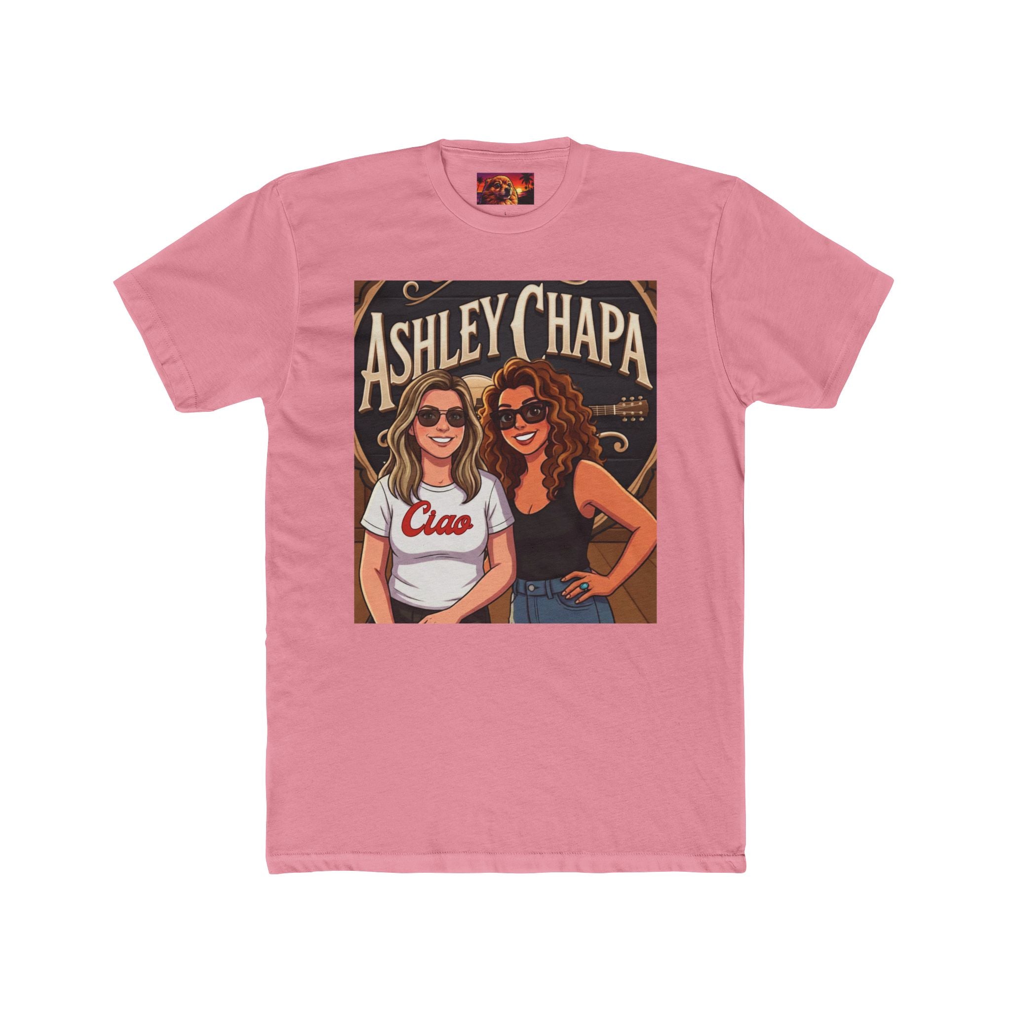Ashley Chapa "Marsha Duo." Cotton T-Shirt