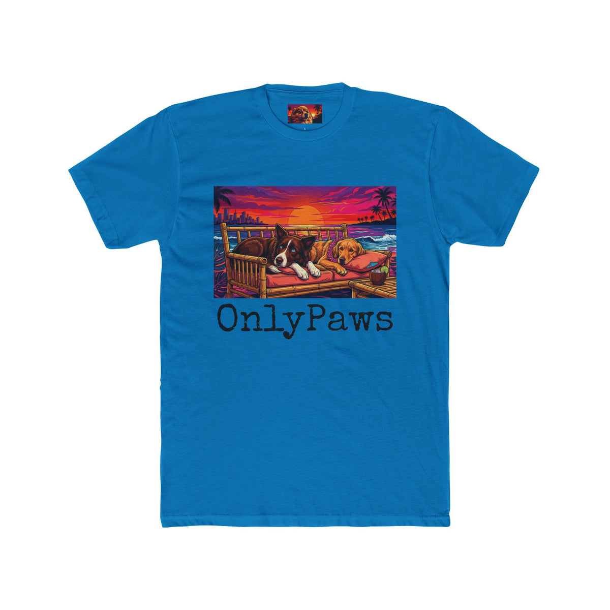 OnlyPaws Oreo and Addie Edition Sunset French Bulldog —  T-Shirt
