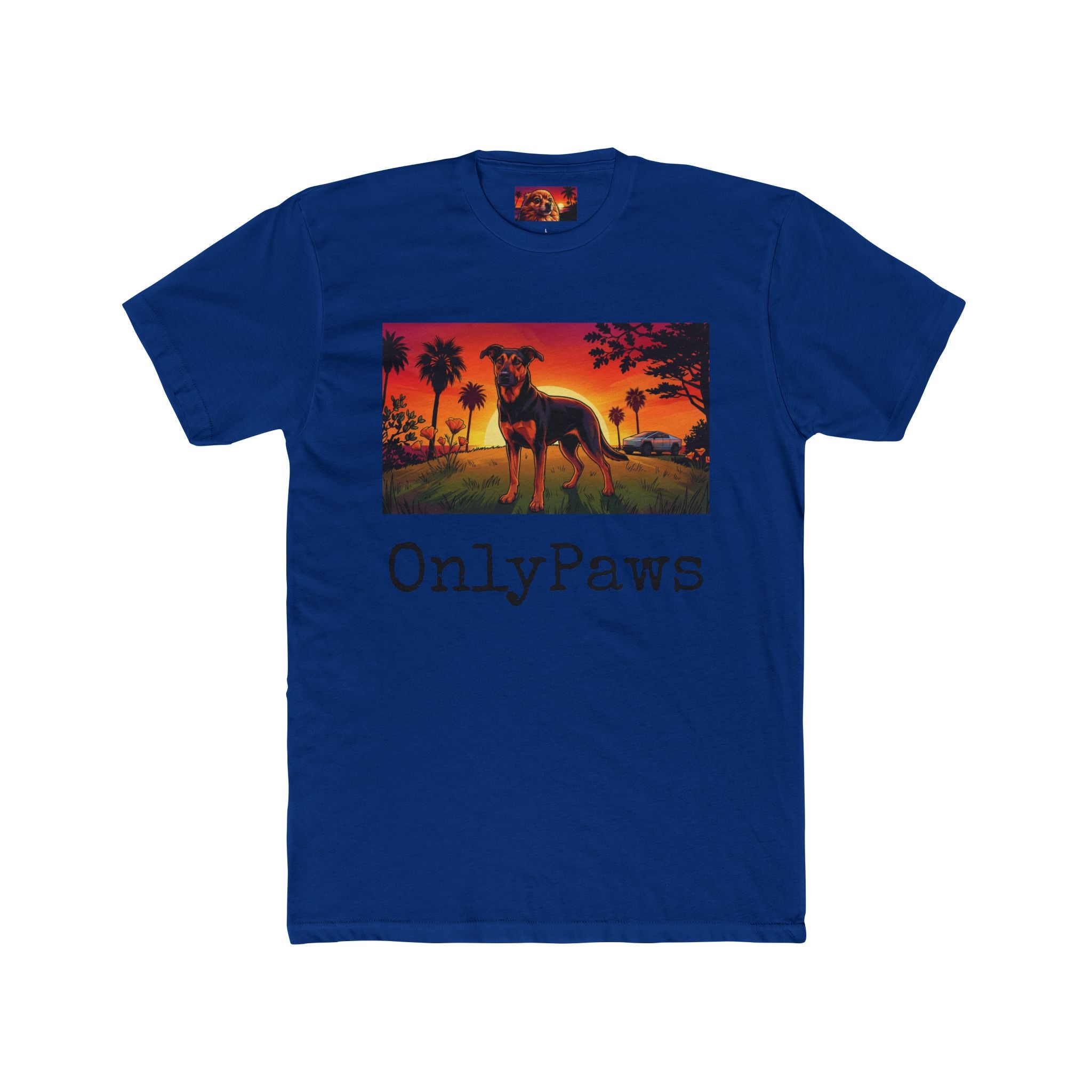 Princess Leia Edition OnlyPaws Sunset Dog T-Shirt