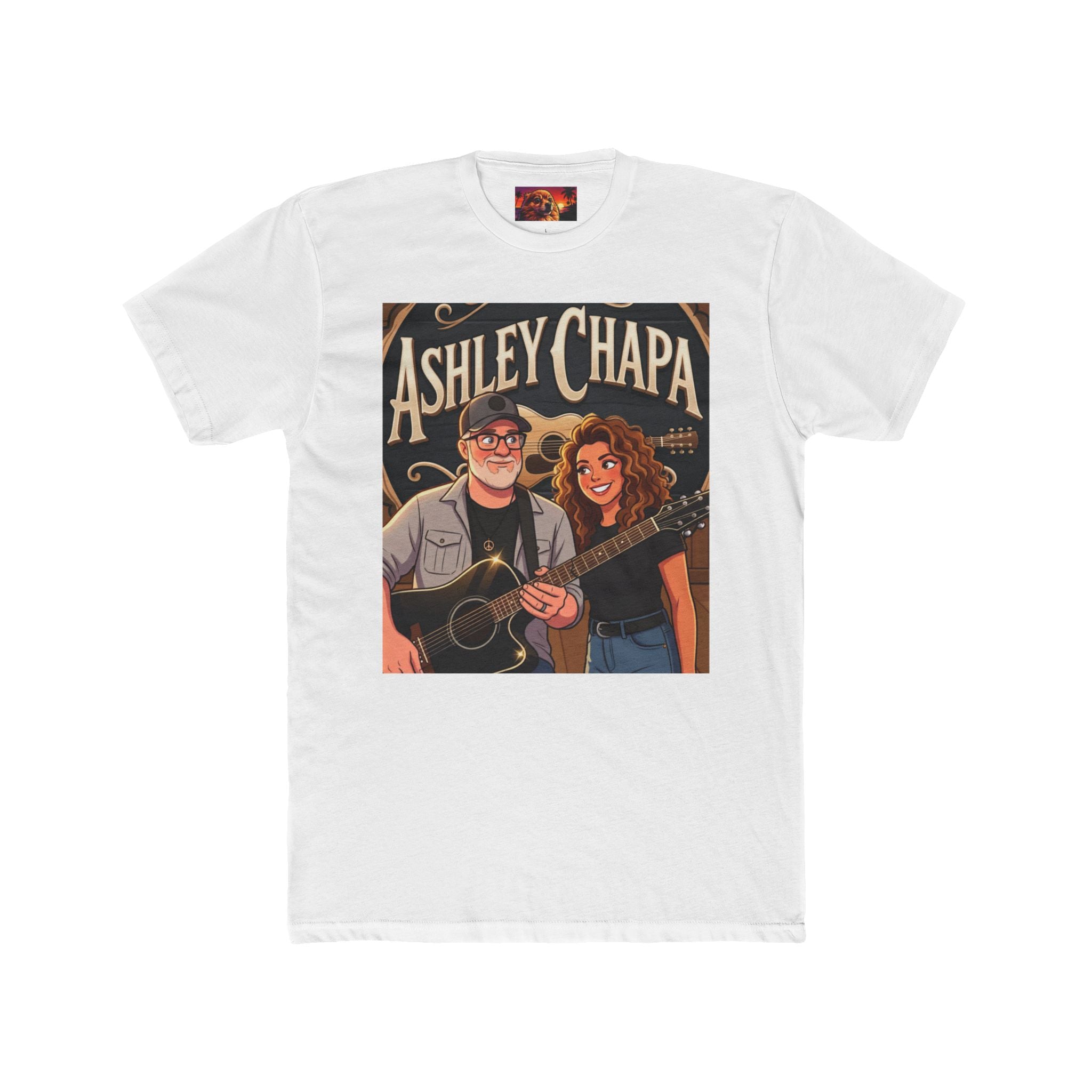 Ashley Chapa "Acoustic Duo." Cotton T-Shirt