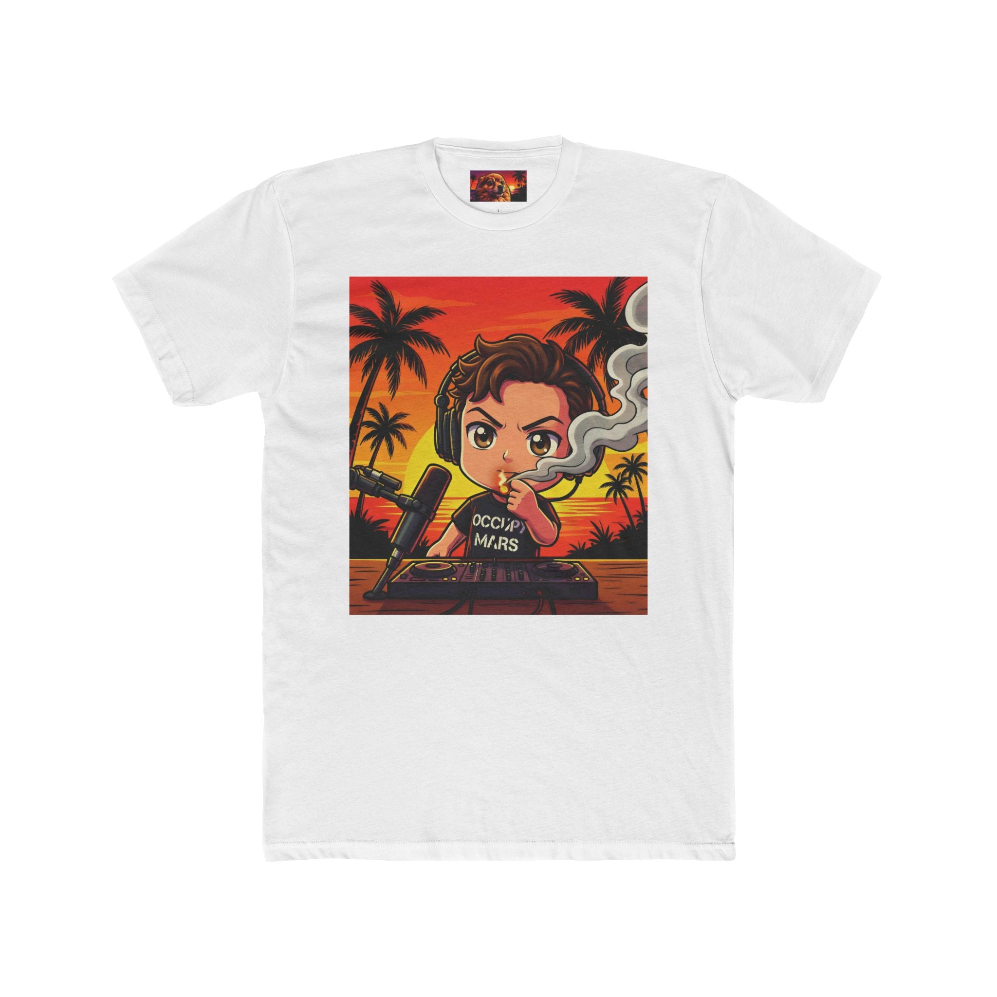 Sunset Chibi — "Occupy Mars"  T-Shirt