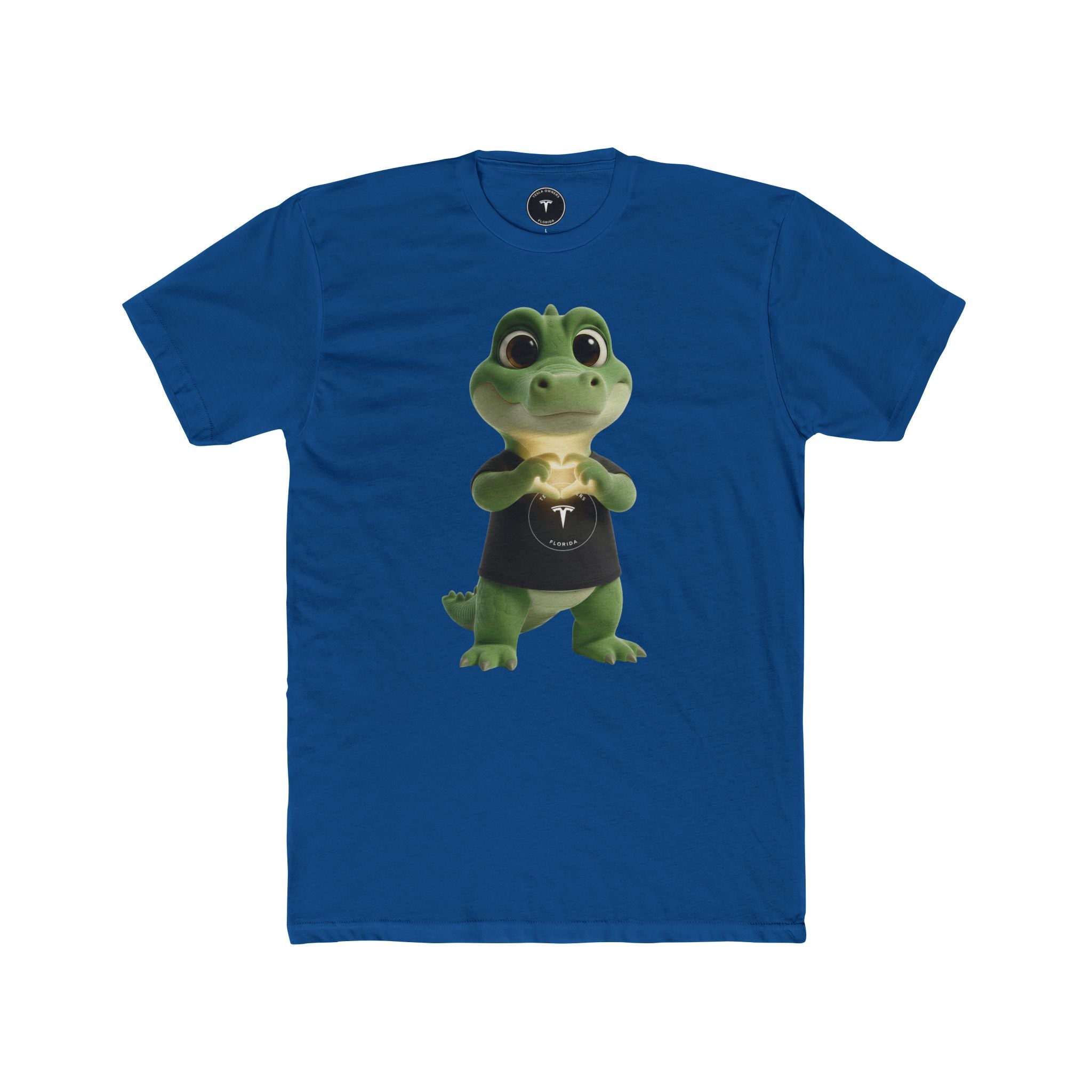 Tesla Owners Florida FloDaGator Heart Glow T-Shirt