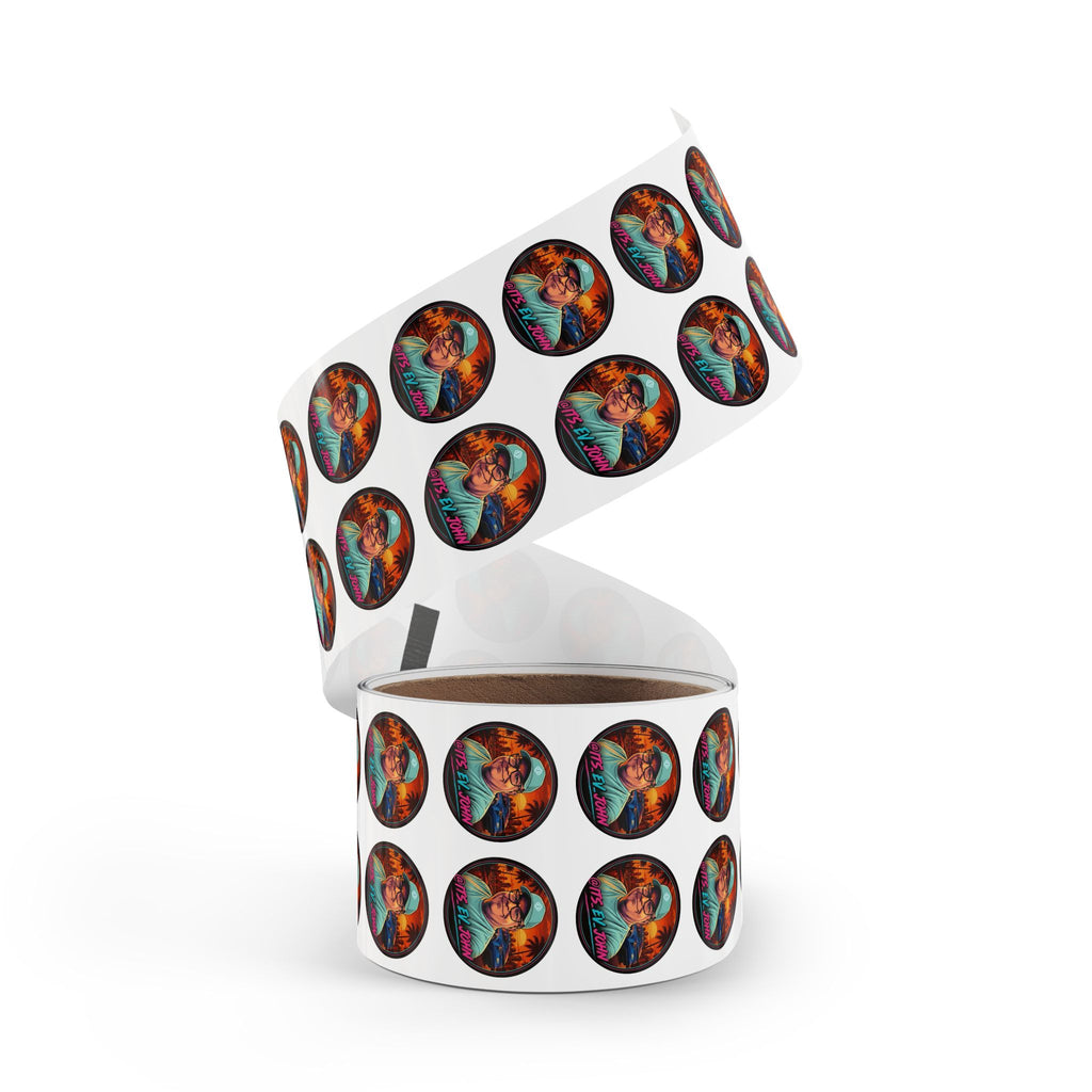 Round Sticker Roll @ITS_EV_JOHN Text