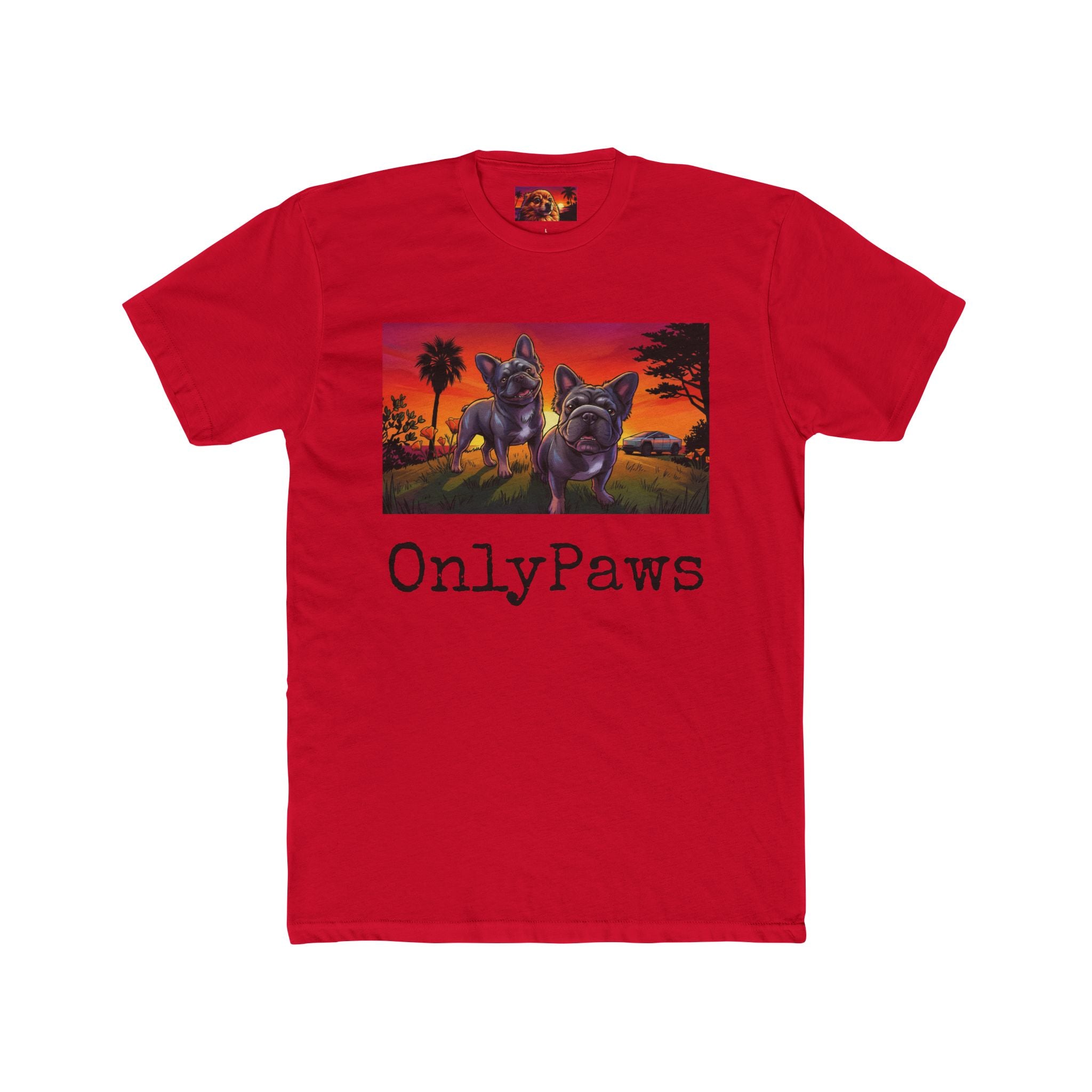 Buddha and Taz Edition OnlyPaws Sunset Dog T-Shirt