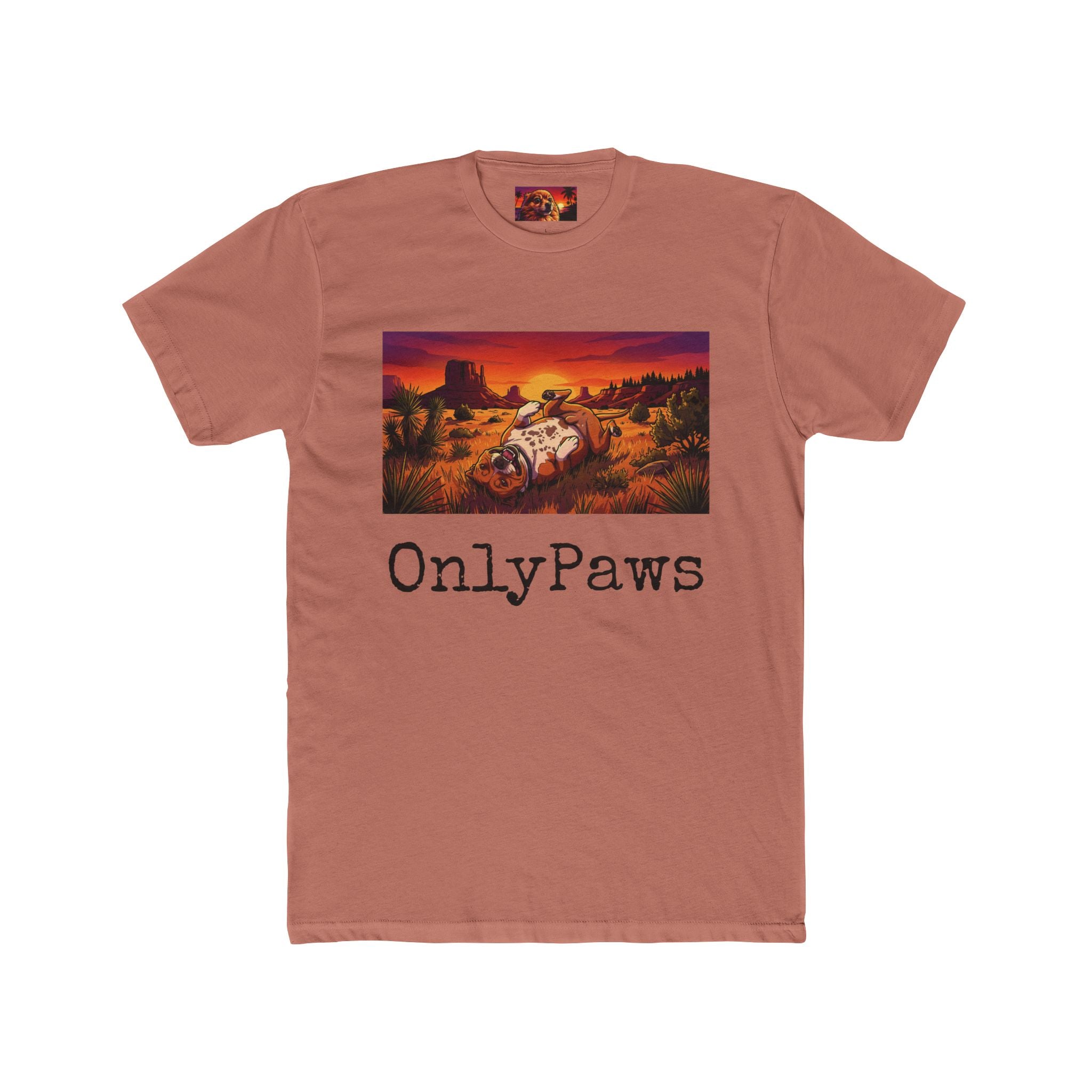 Ron Edition OnlyPaws Sunset Dog T-Shirt