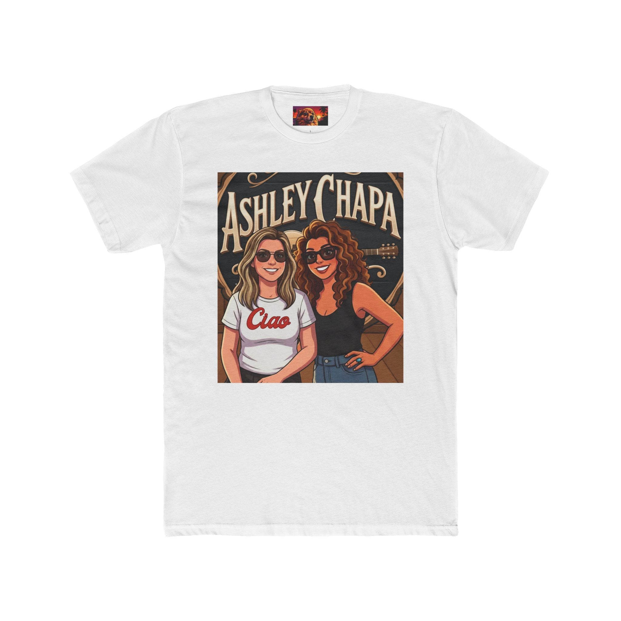 Ashley Chapa "Marsha Duo." Cotton T-Shirt