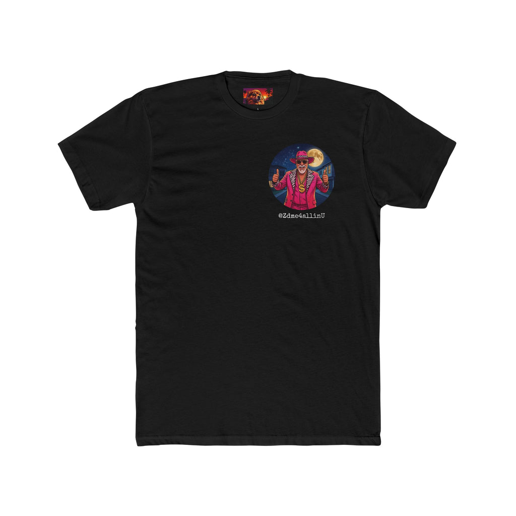 @Zdme4allinU "Peace Prosperity FSD Safety Moon + Mars = Abundance." Cotton T-Shirt