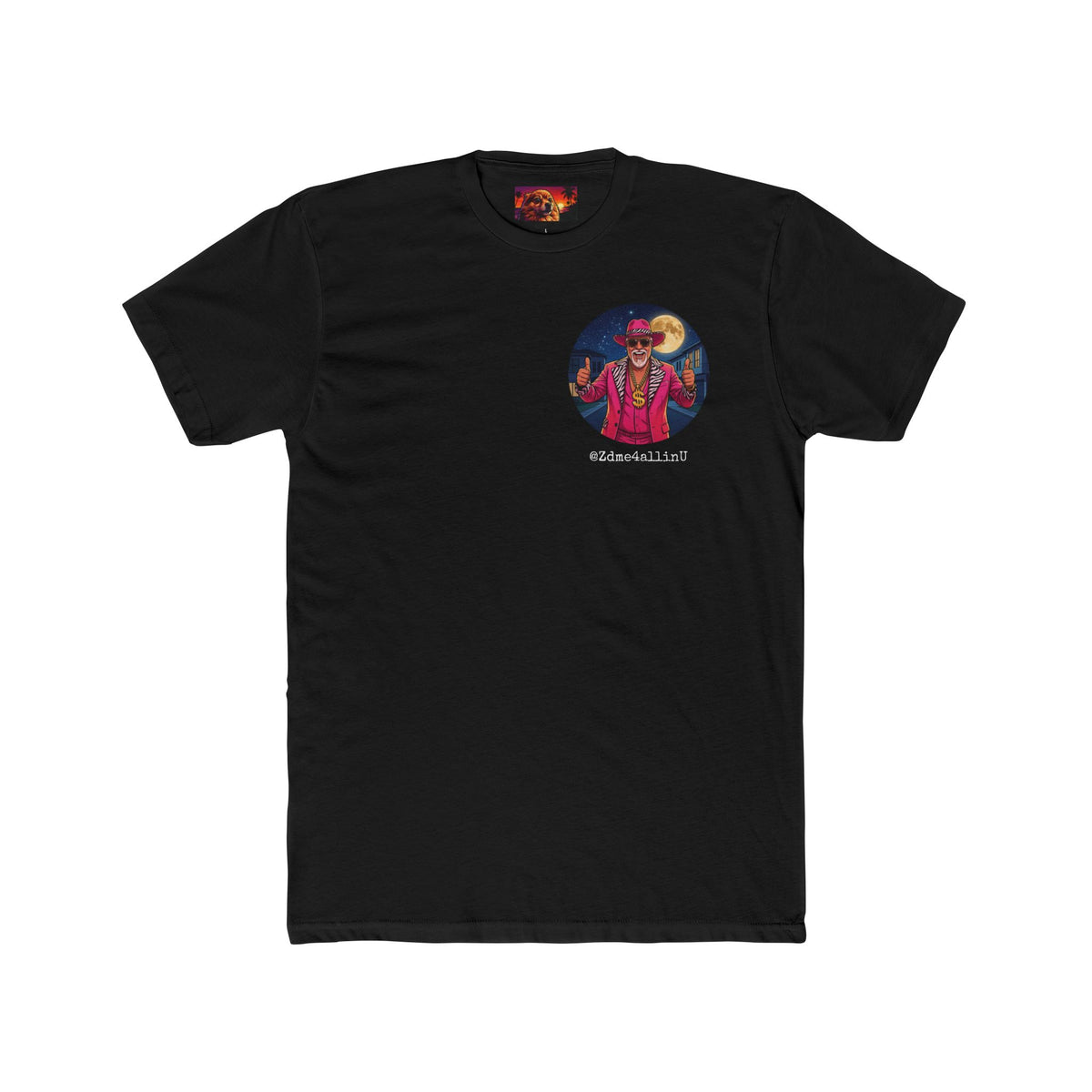 @Zdme4allinU "Peace Prosperity FSD Safety Moon + Mars = Abundance." Cotton T-Shirt