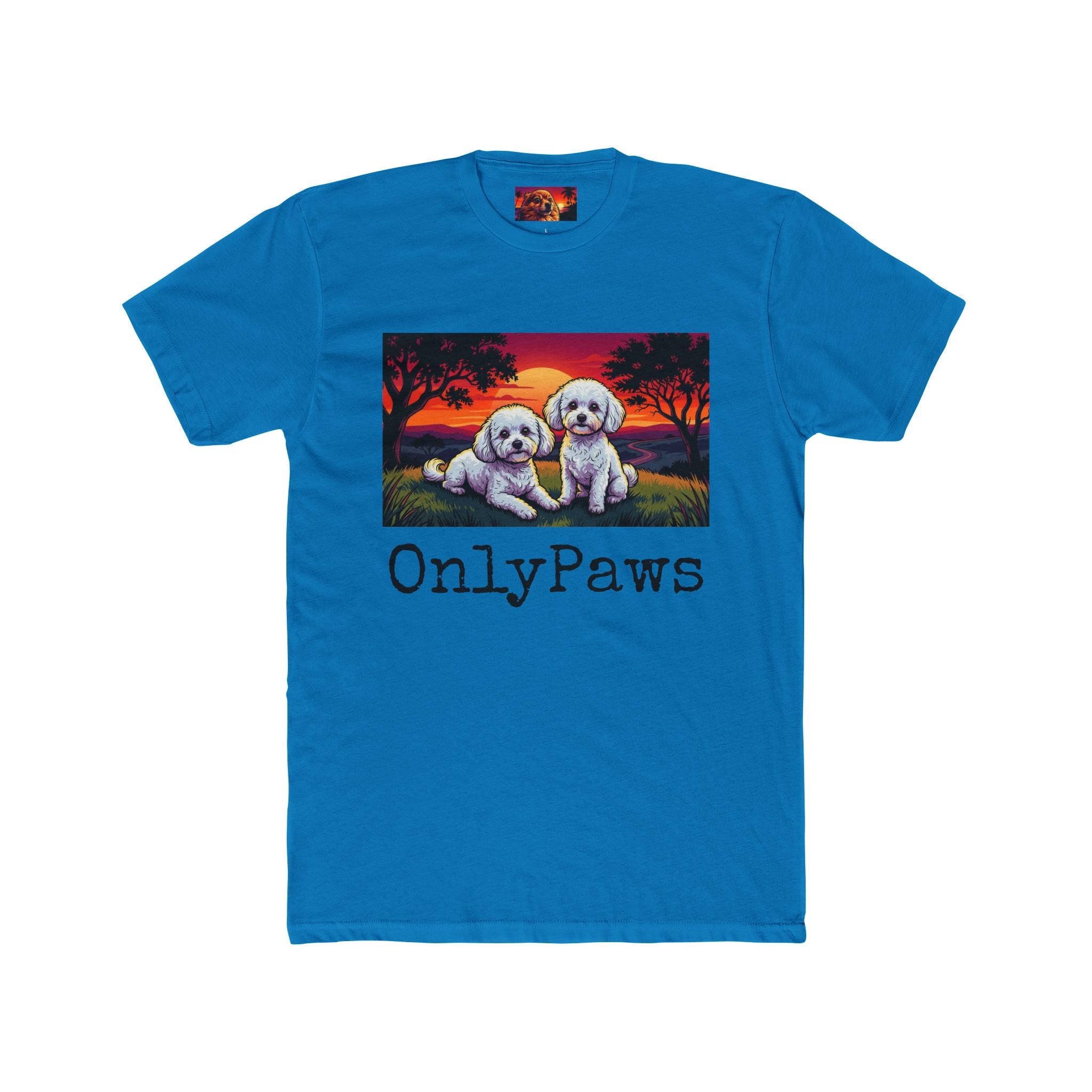 OnlyPaws Gypsy and Bella Edition Sunset dog —  T-Shirt