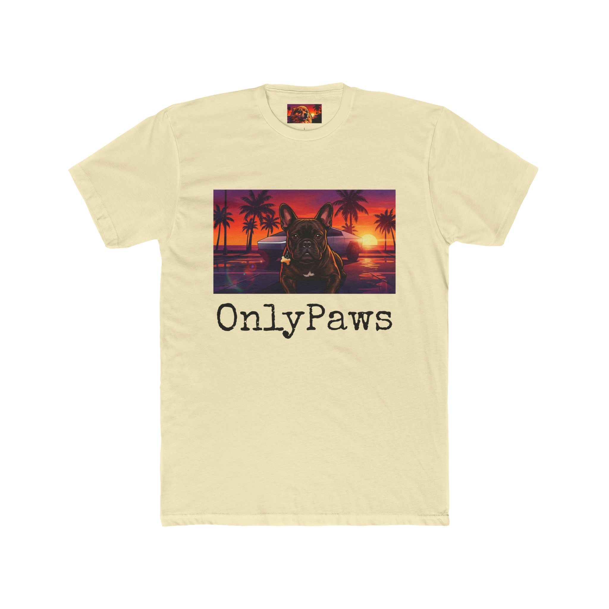 OnlyPaws Mateo Edition Sunset French Bulldog —  T-Shirt