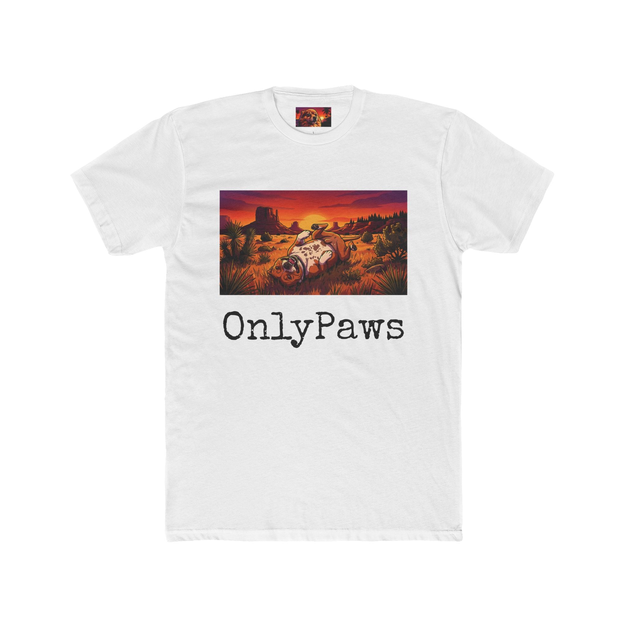 Ron Edition OnlyPaws Sunset Dog T-Shirt