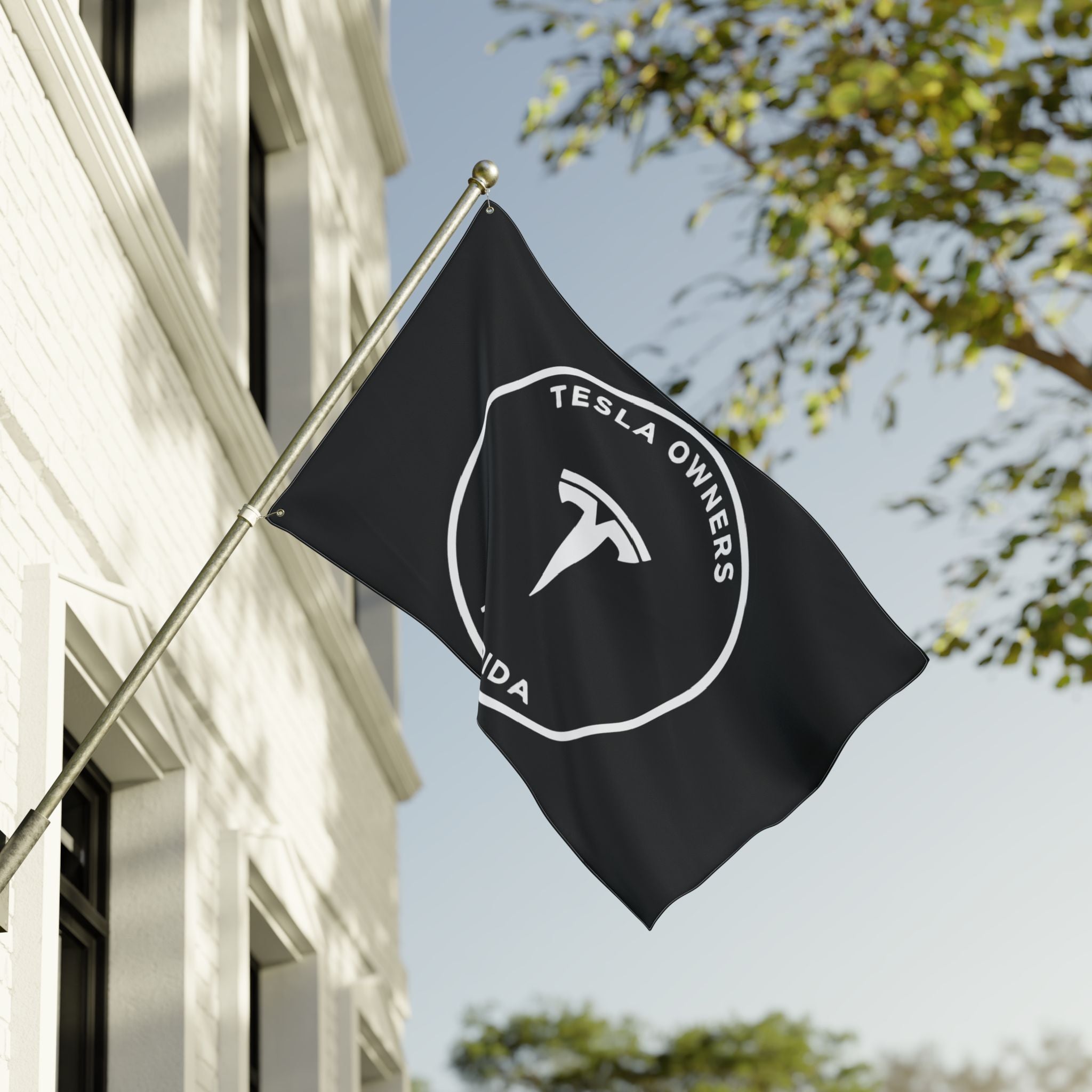 Tesla Owners Florida Double-Sided Club Flag