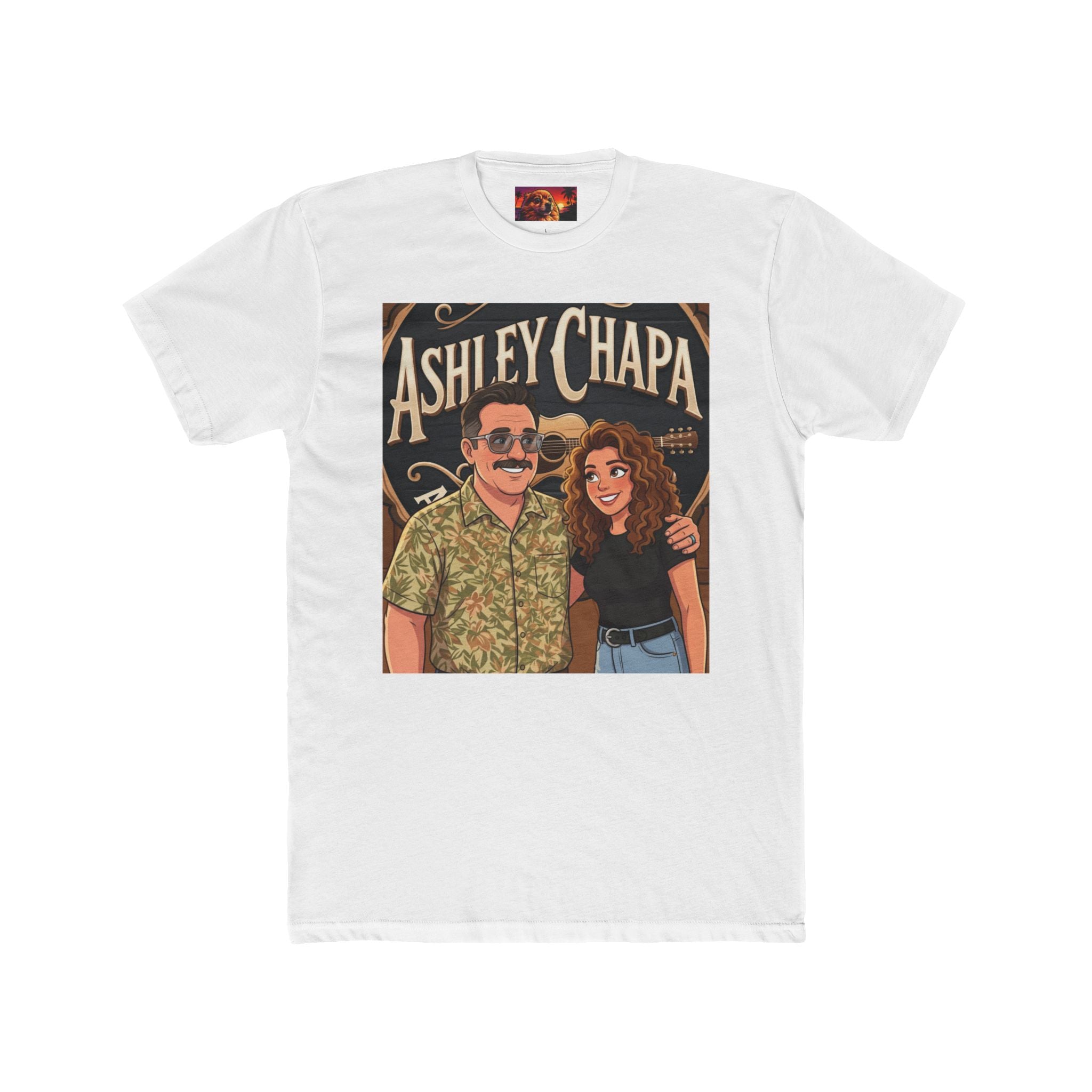 Ashley Chapa "Dave Duo." Cotton T-Shirt
