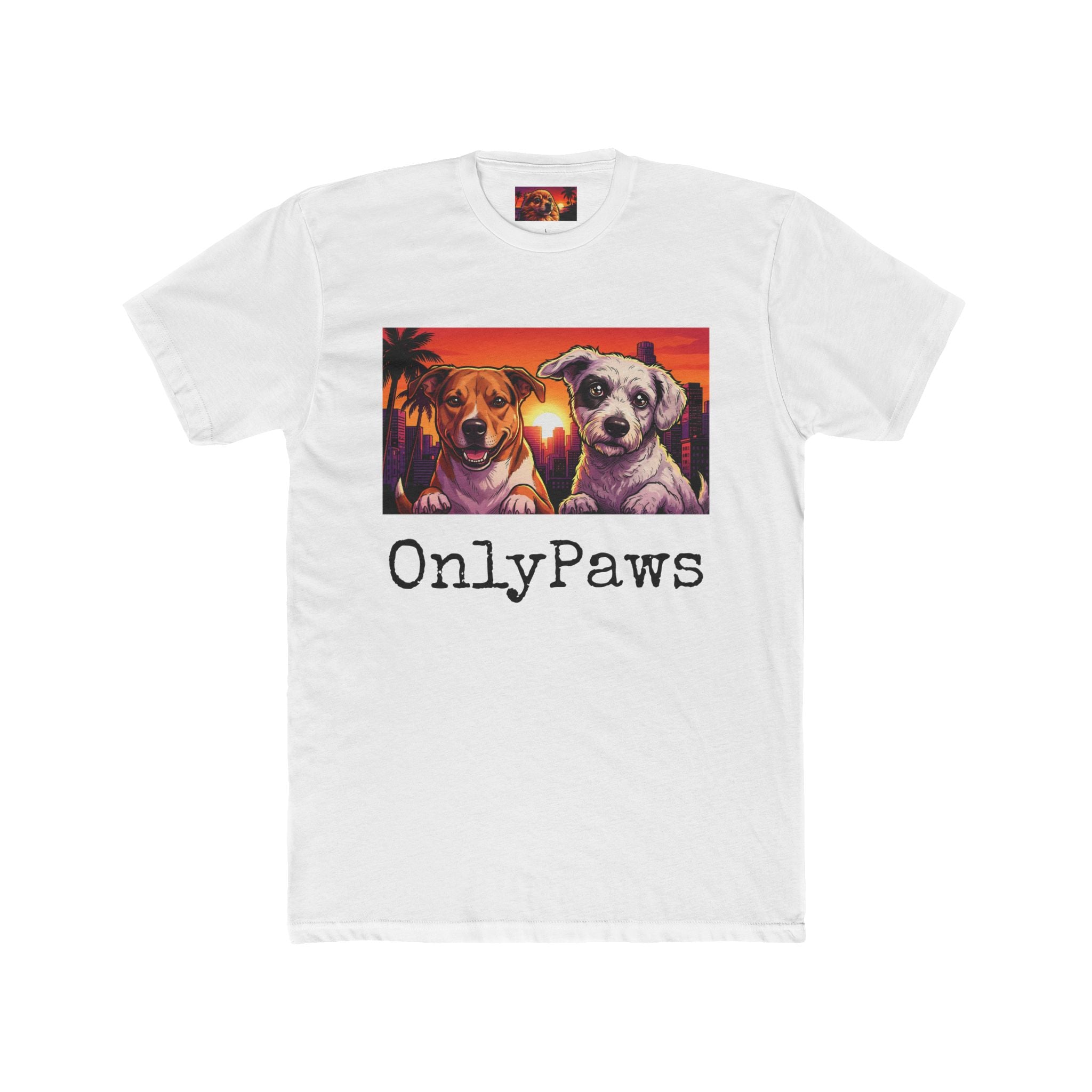 Oakley and Buster OnlyPaws Sunset Dog Tee