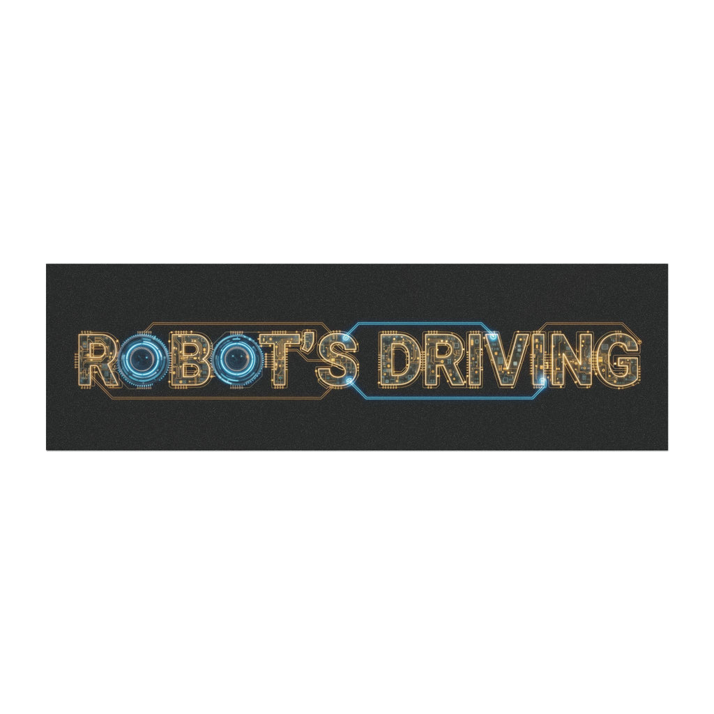 Car Magnet — "Robot's Driving" Camera/Circuit FSD