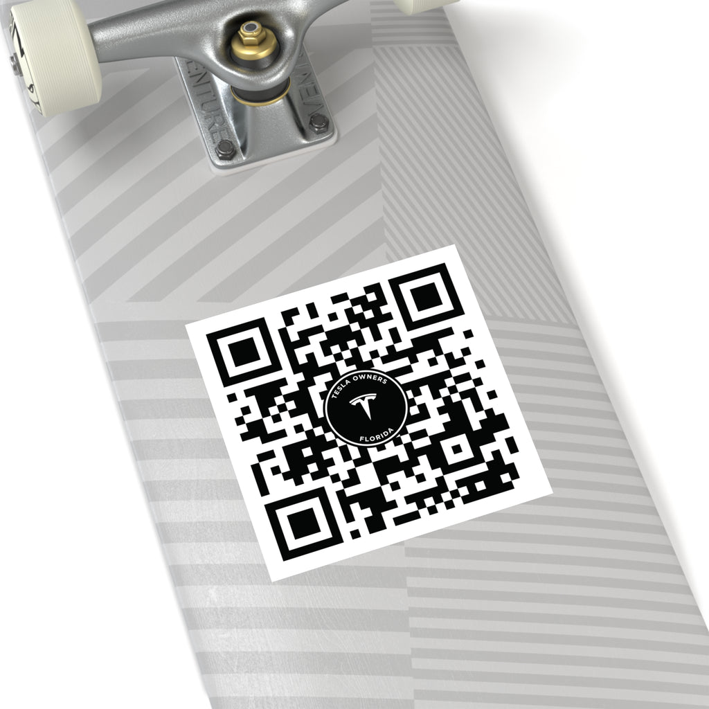 Tesla Owners Florida Join QR stickers (Indoor/Outdoor)