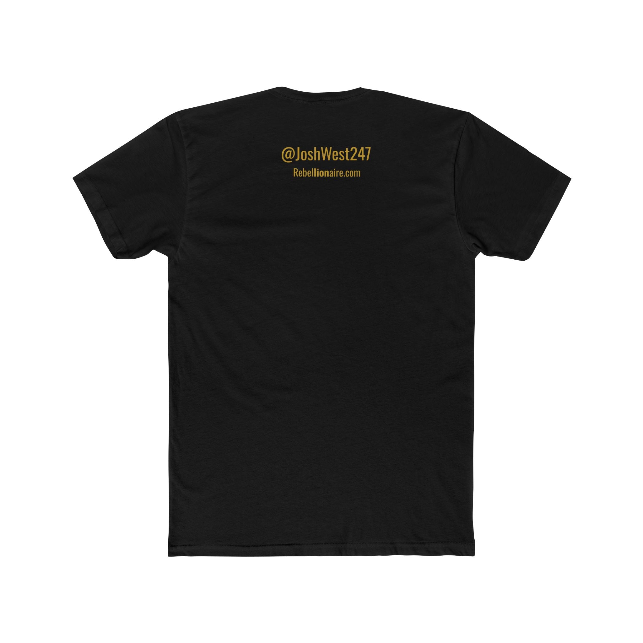 Rebellionaire Cotton T‑Shirt JoshWest247 Edition