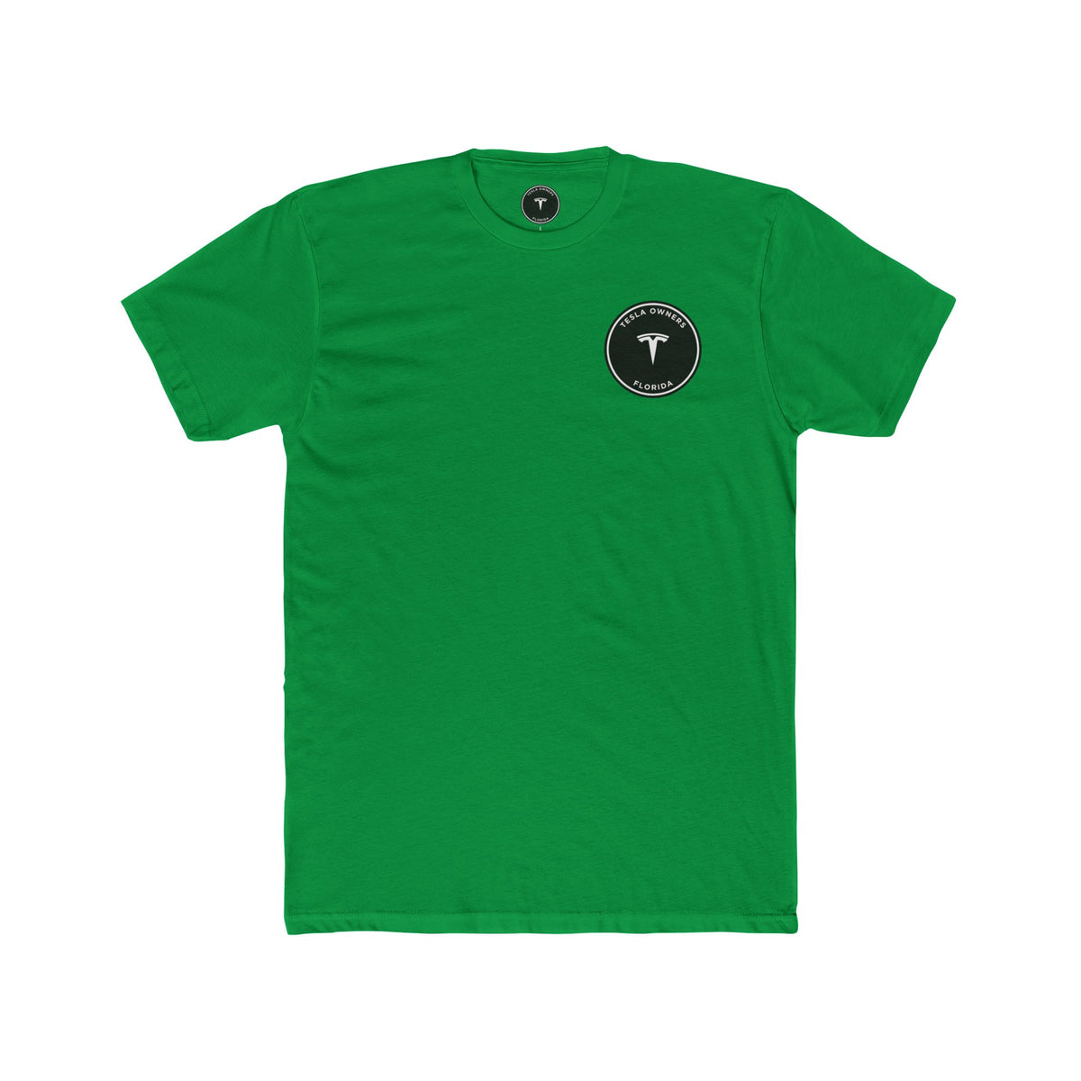 Tesla Owners Florida Club Tee — Small front, large back | SmokehBear's Den