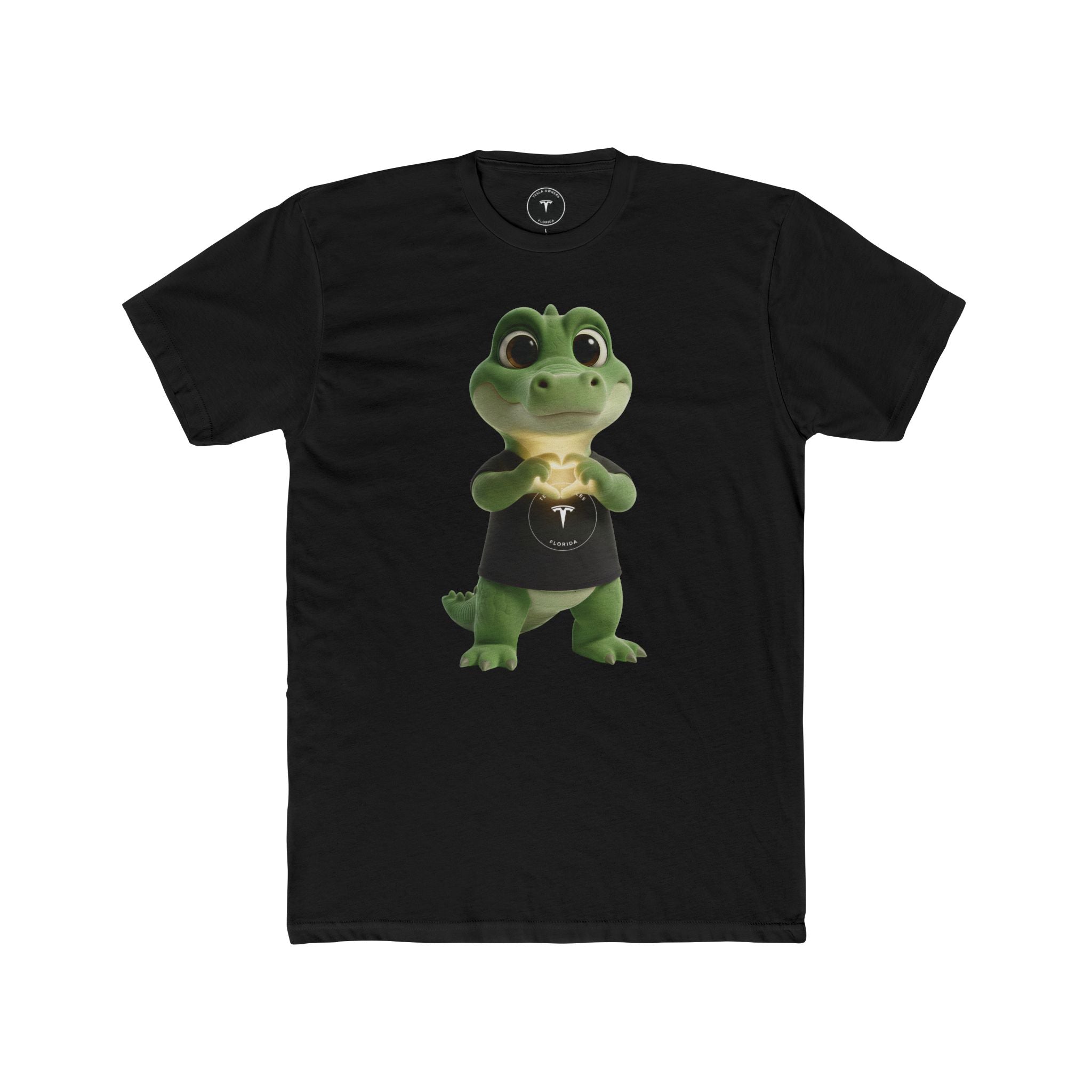 Tesla Owners Florida FloDaGator Heart Glow T-Shirt