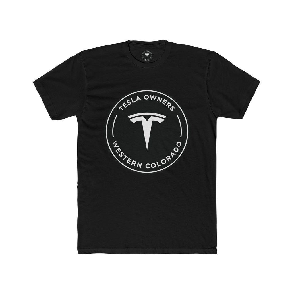Tesla Owners Western Colorado T-Shirt (Black/White)