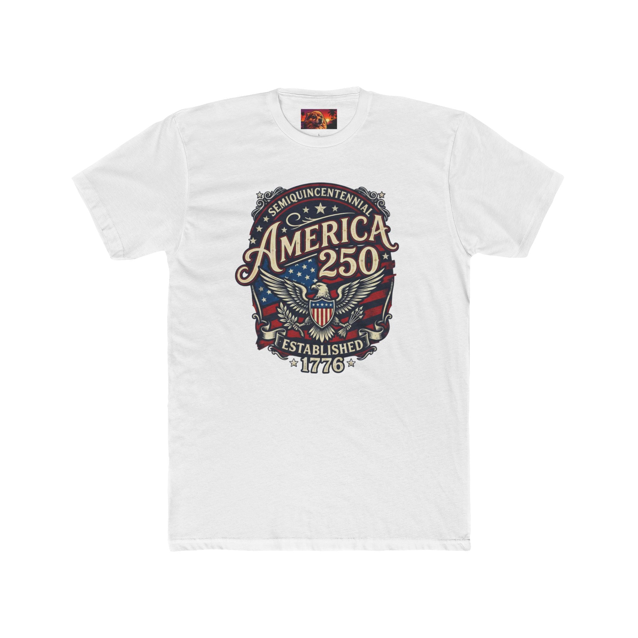 America 250 T-Shirt – Patriotic Established 1776 Bicentennial Tee