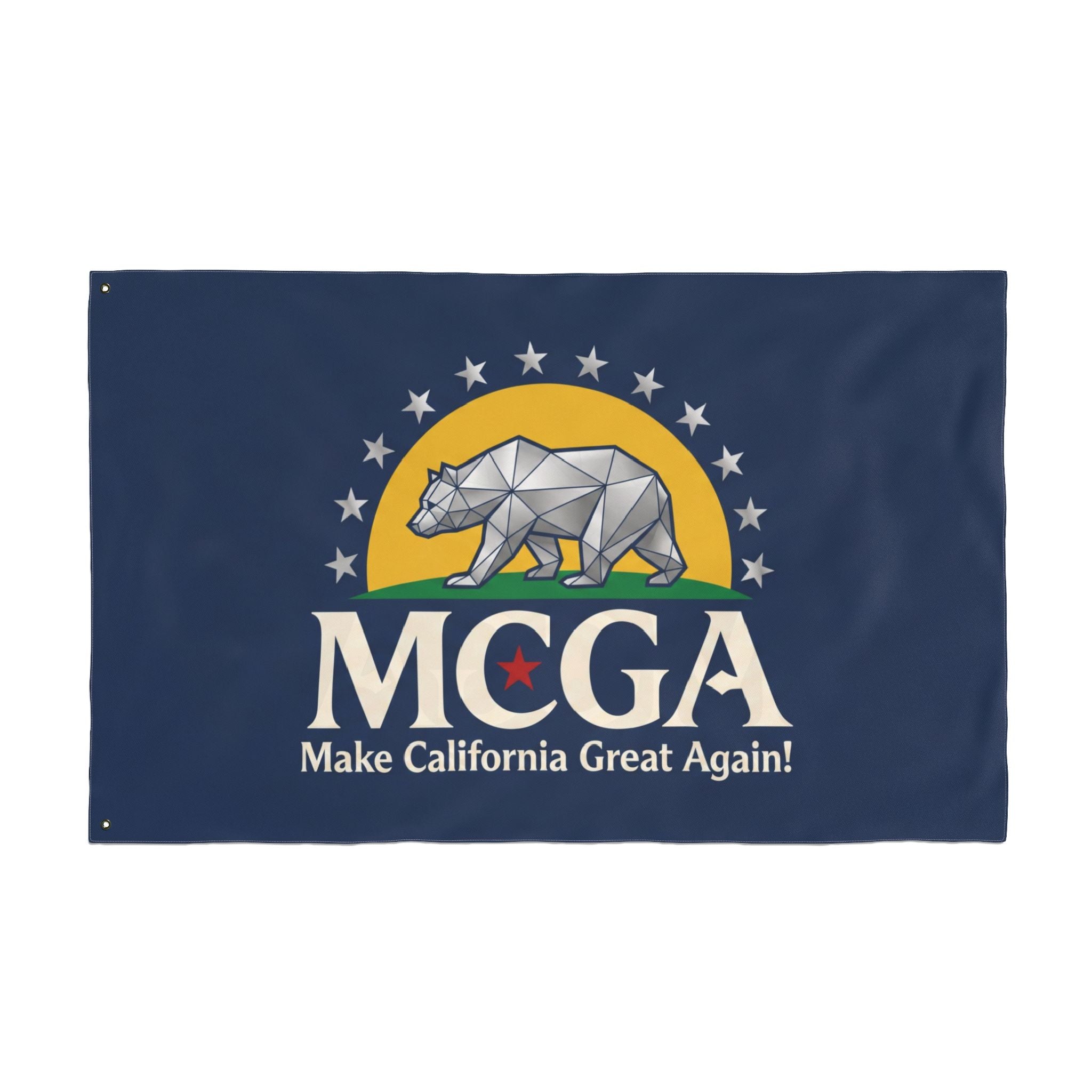 MCGA California Flag - "Make California Great Again" Double-Sided Flag