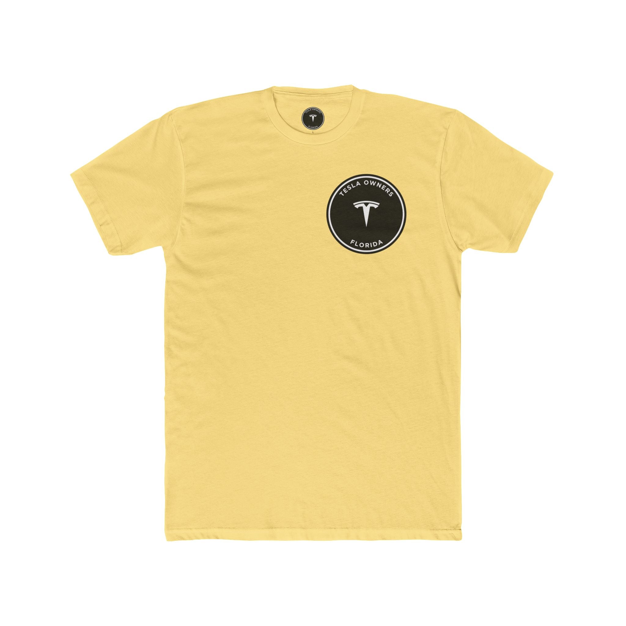 Tesla Owners Florida T-Shirt (small logo front, large back)
