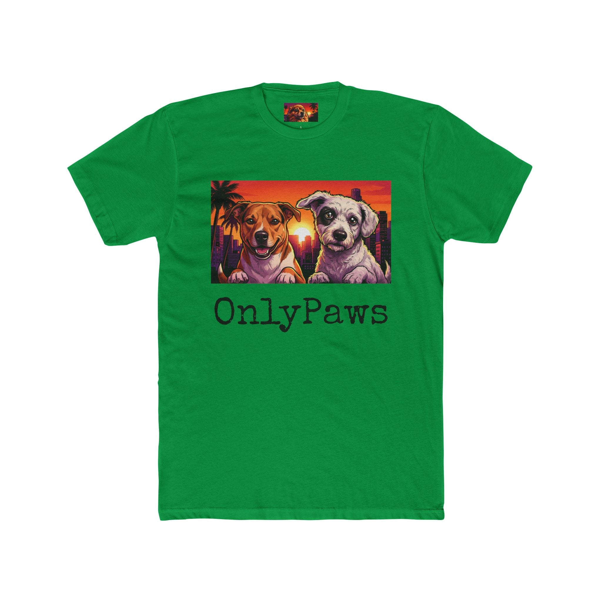 Oakley and Buster OnlyPaws Sunset Dog Tee