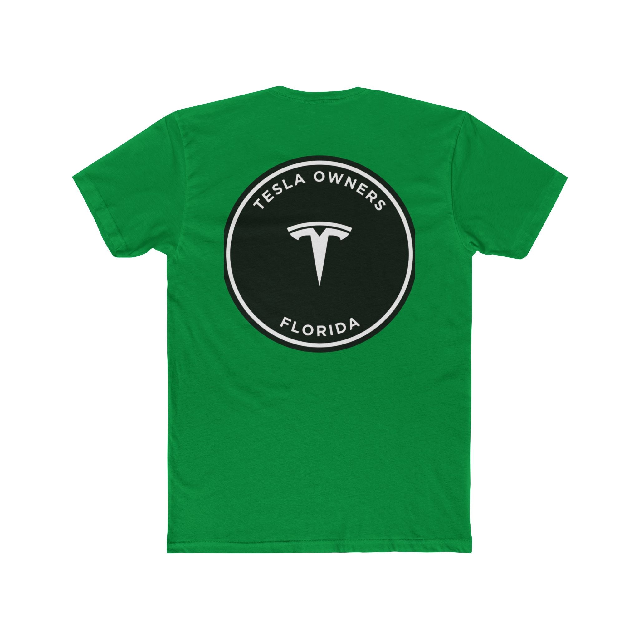 Tesla Owners Florida T-Shirt (small logo front, large back)