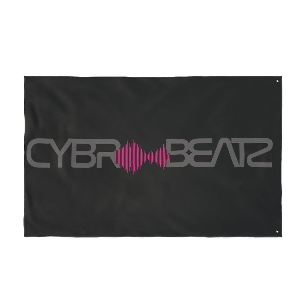 CYBRBEATZ Double-Sided Flag