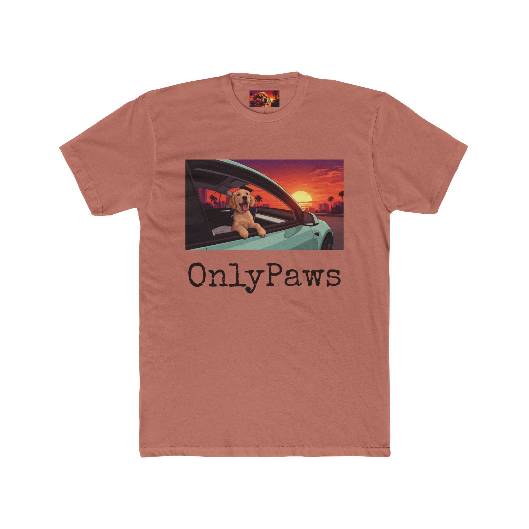 Mochi Edition OnlyPaws Sunset Dog T-Shirt
