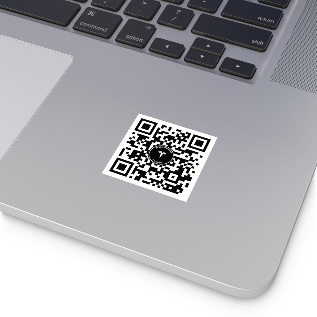 Tesla Owners Florida Join QR stickers (Indoor/Outdoor)