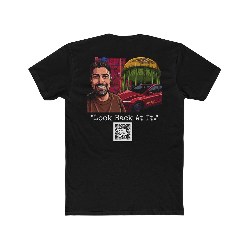 @CYBRTERPS "Look Back At It." Cotton T-Shirt