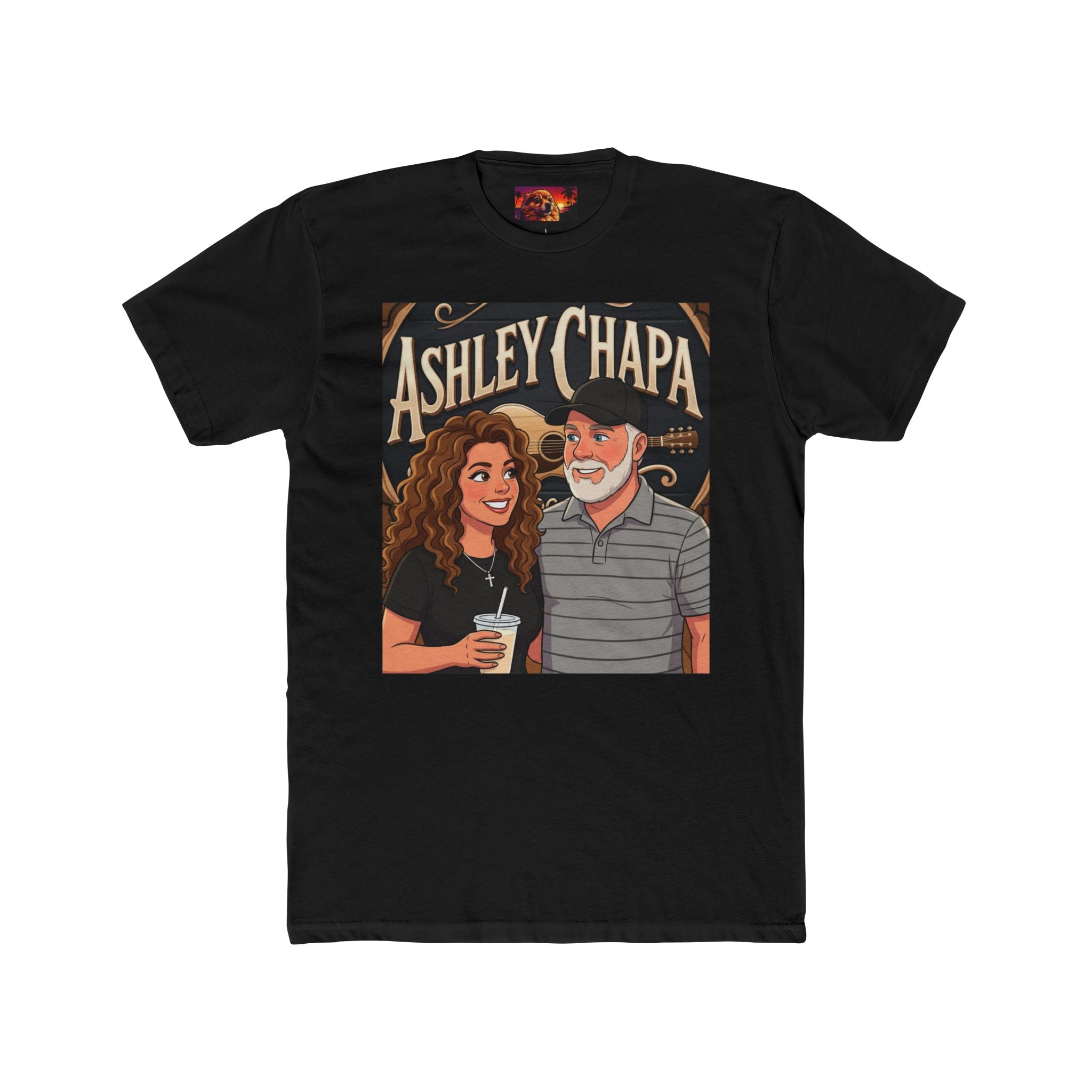 Ashley Chapa "Kenny Duo." Cotton T-Shirt