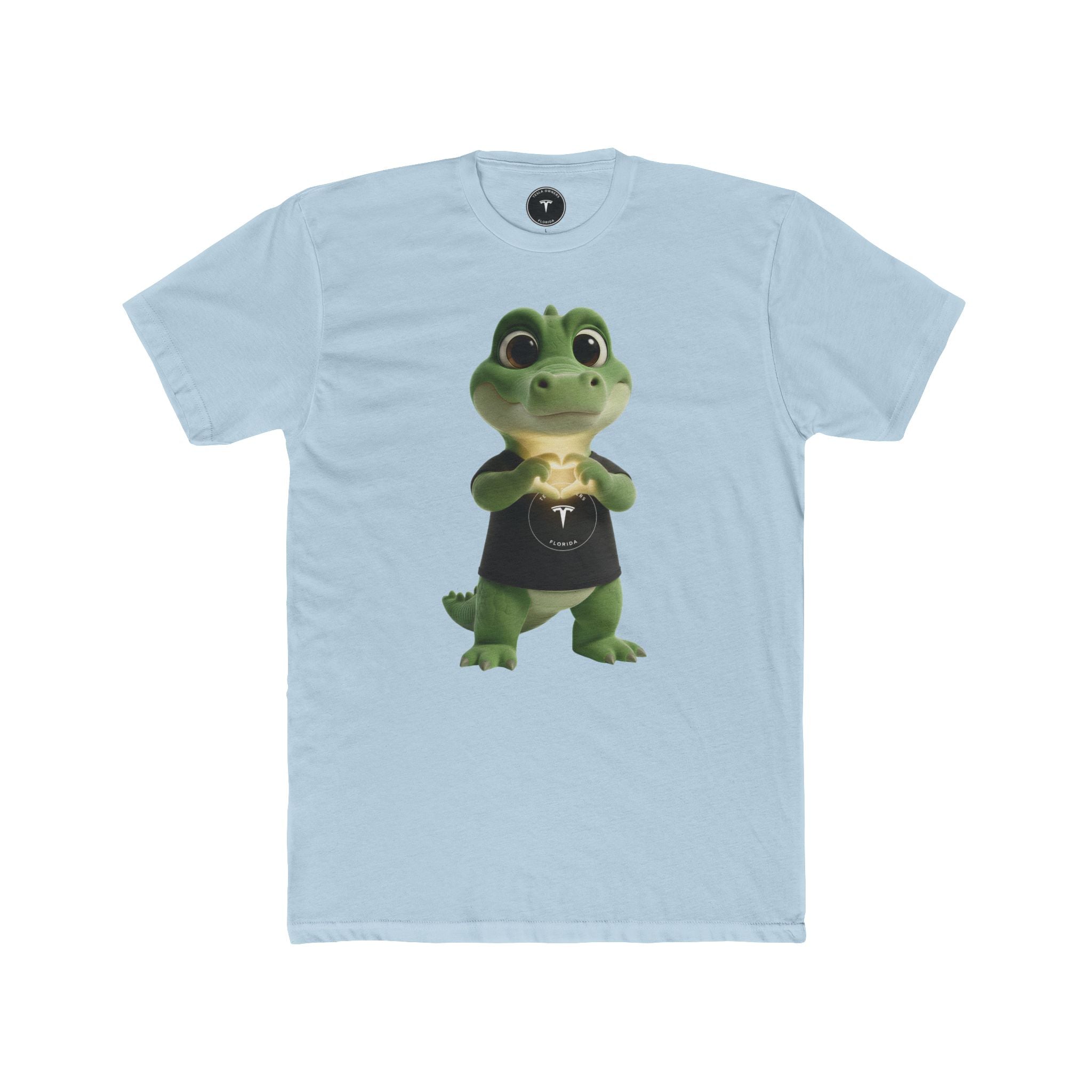 Tesla Owners Florida FloDaGator Heart Glow T-Shirt
