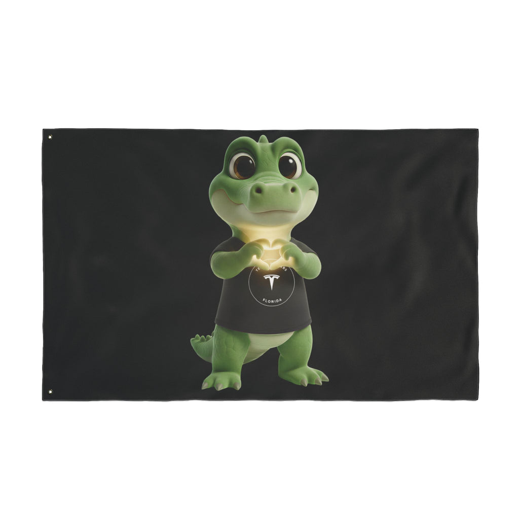 FloDaGator Tesla Owners Florida Double-Sided Club Flag
