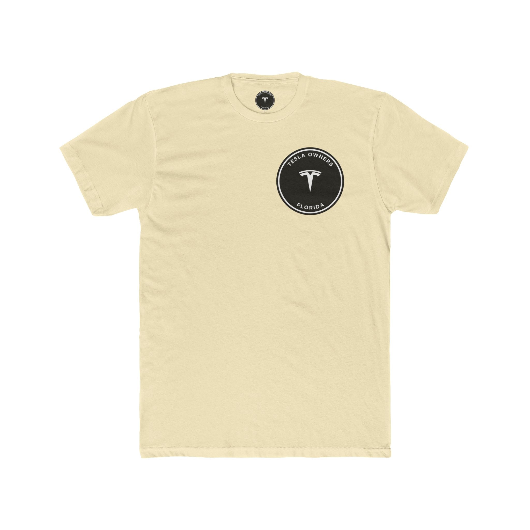 Tesla Owners Florida T-Shirt (small logo front, large back)