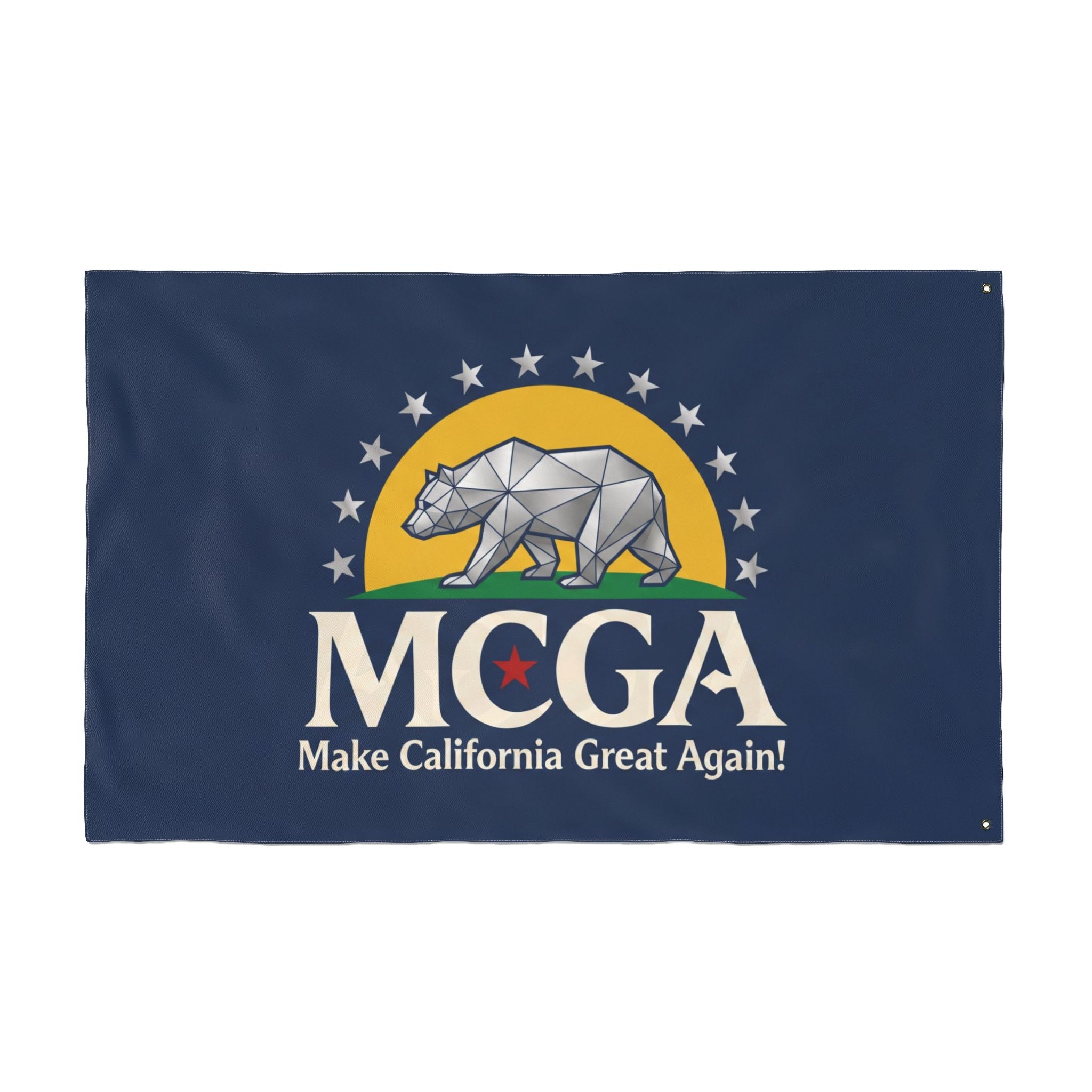 MCGA California Flag - "Make California Great Again" Double-Sided Flag