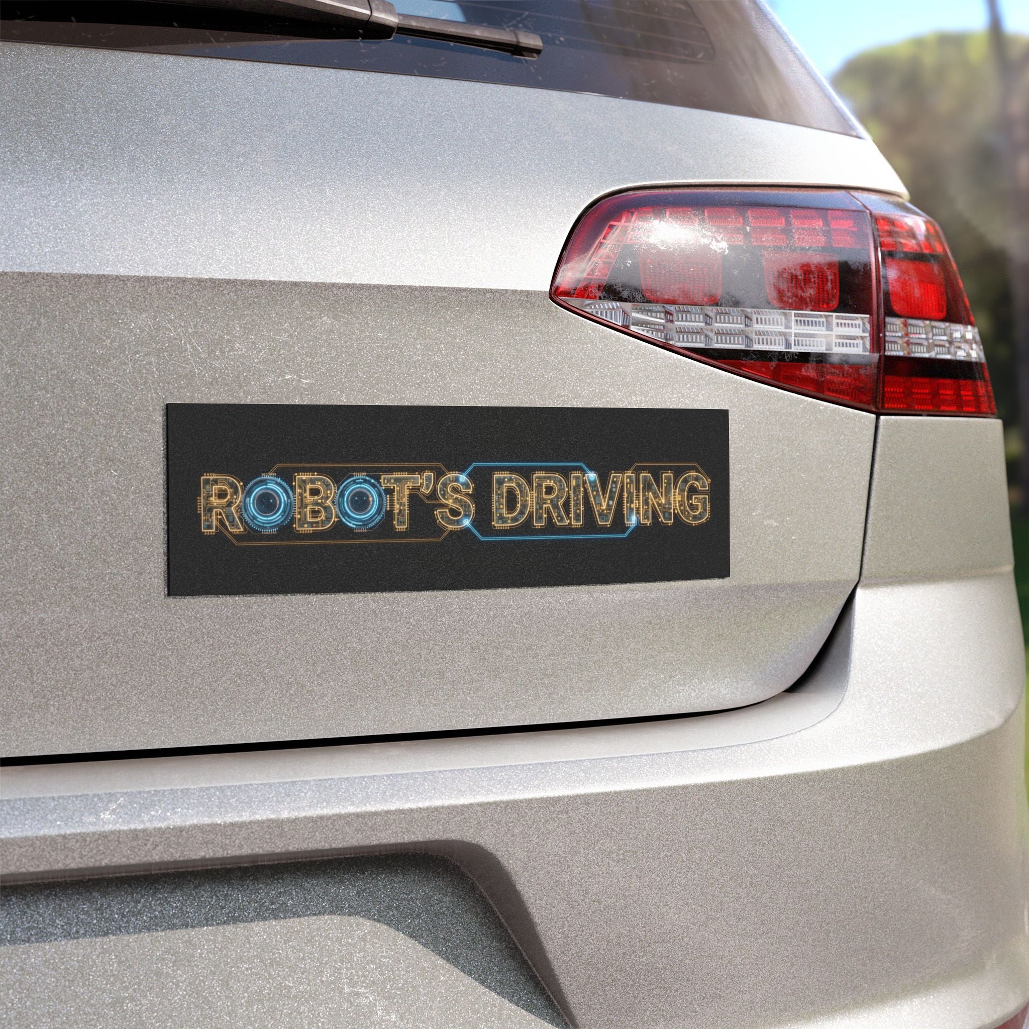 Car Magnet — "Robot's Driving" Camera/Circuit FSD