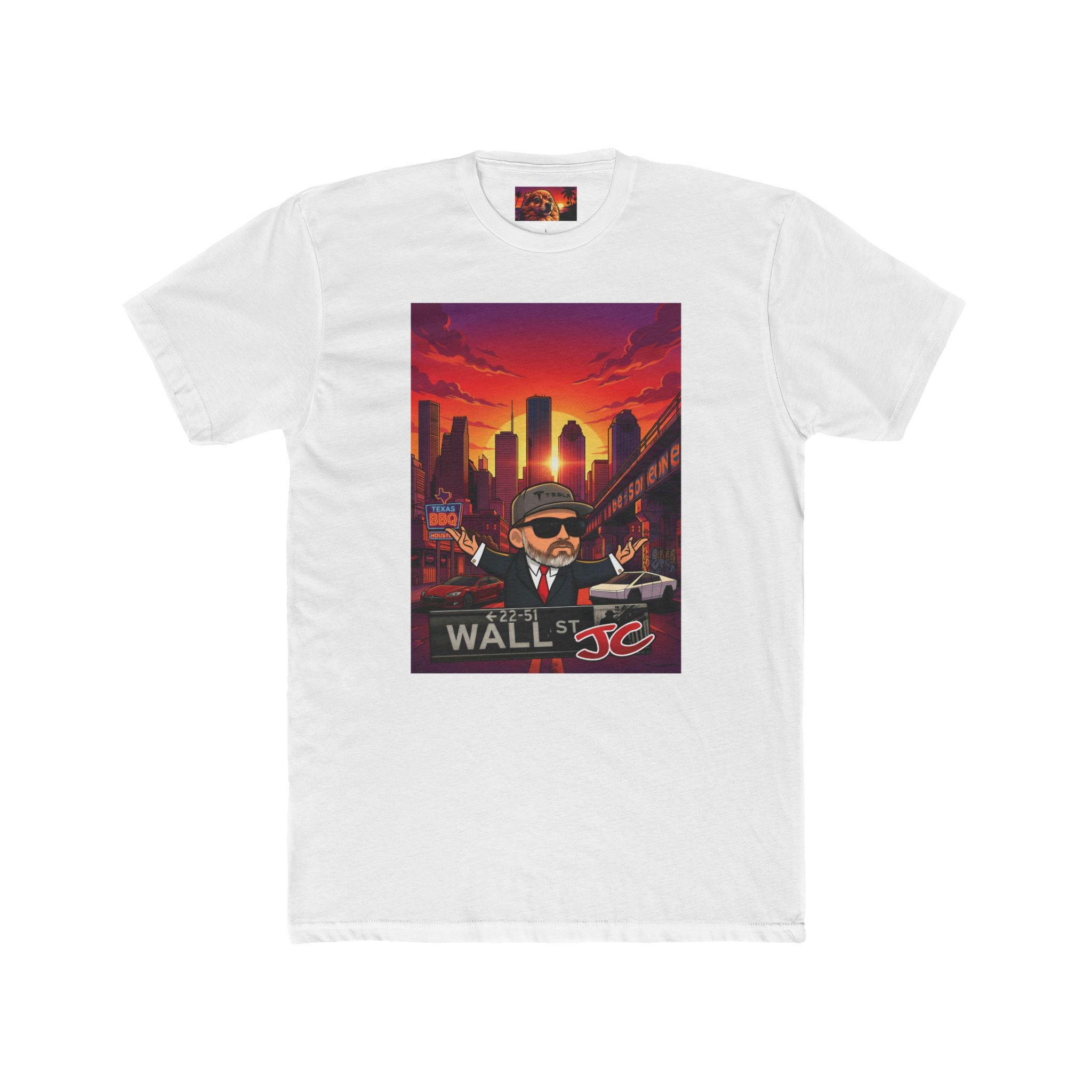 JC — "Wallstreet JC"  T-Shirt