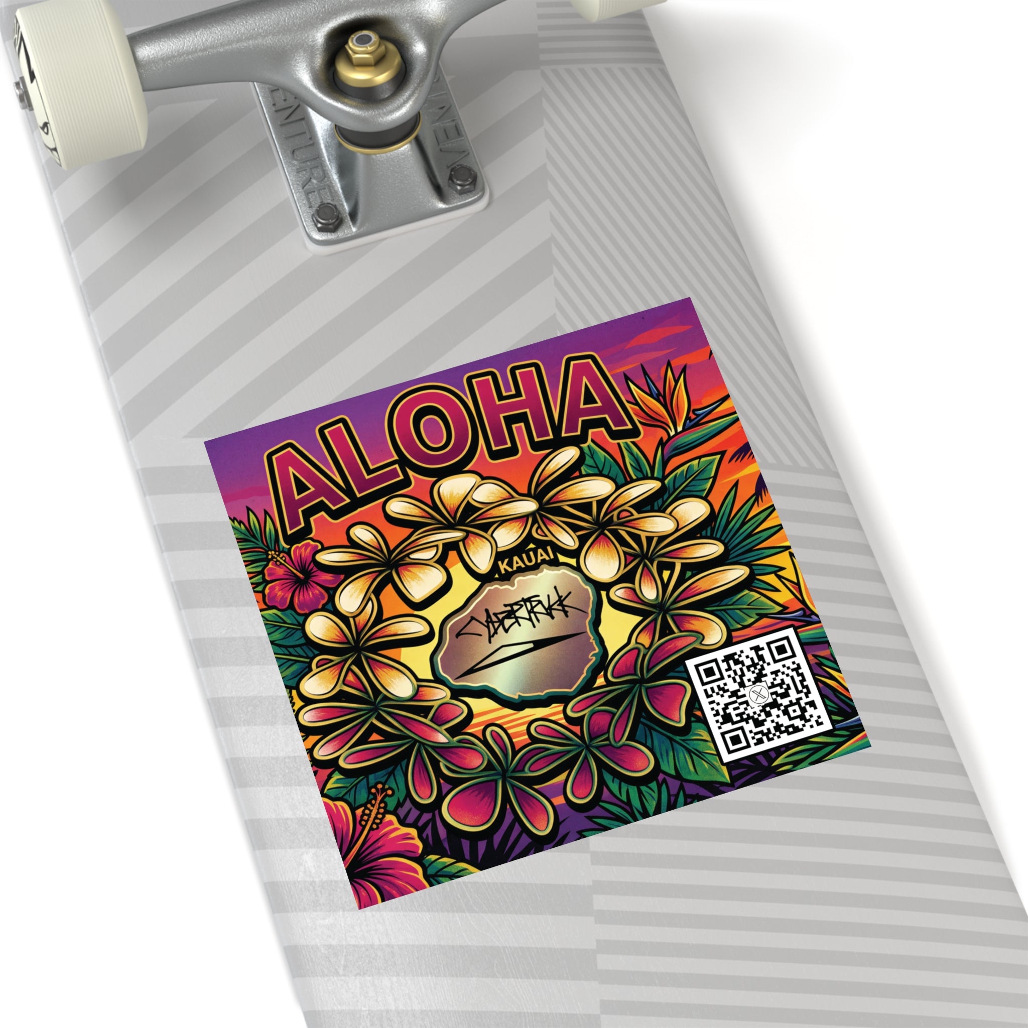 @kauai_renatus ALOHA. stickers (Indoor/Outdoor)