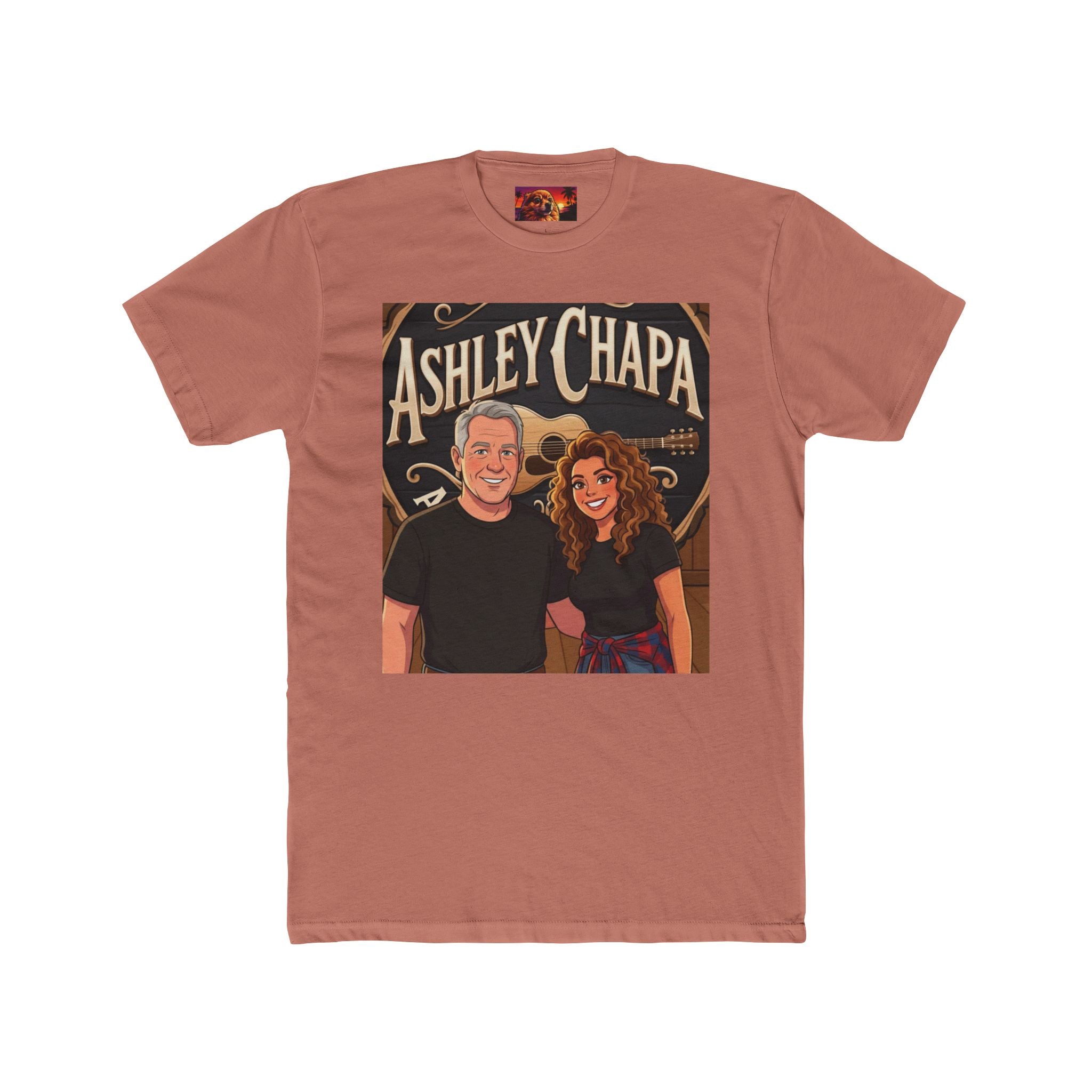 Ashley Chapa "Bruce Duo." Cotton T-Shirt