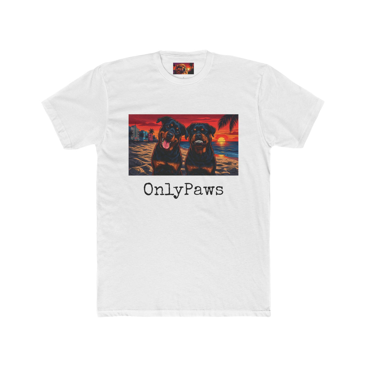 OnlyPaws Sunset Oliver and Dexter Tee