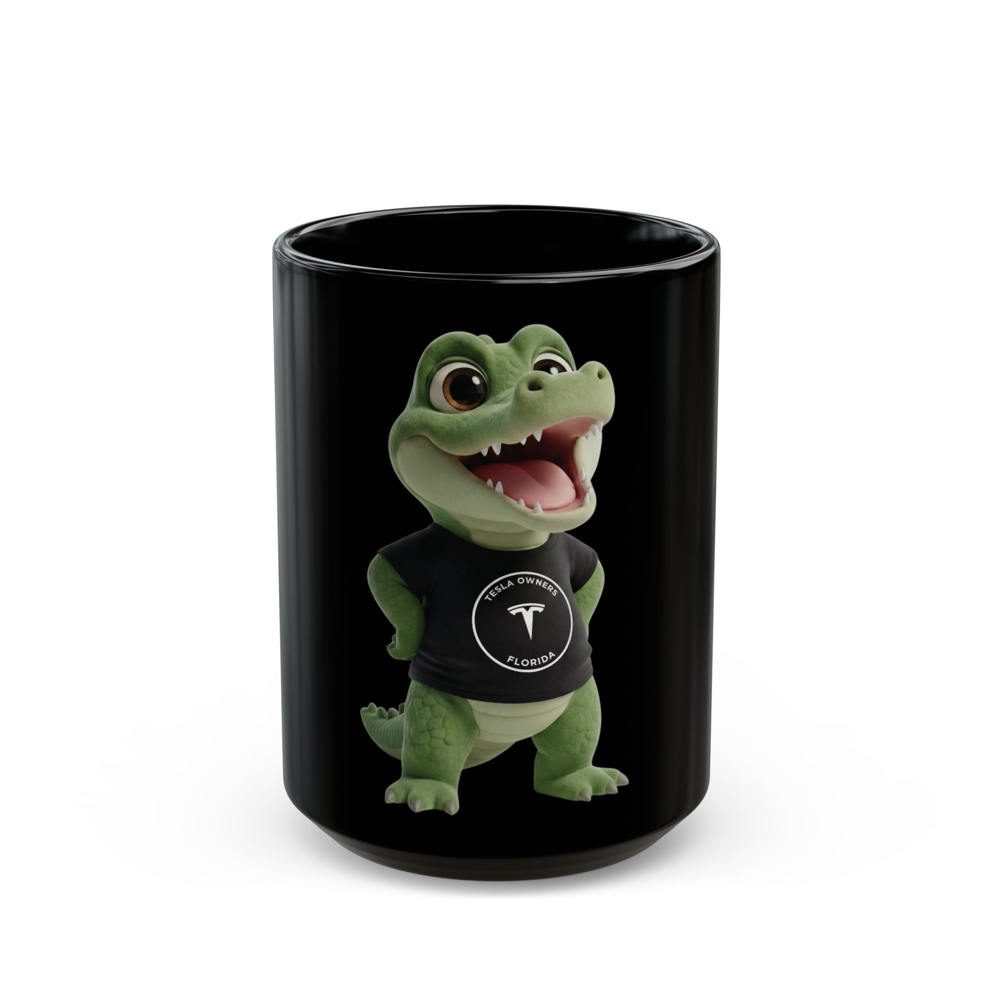 FloDa Gator Tesla Owners Florida Mug  (Black 11oz/15oz)