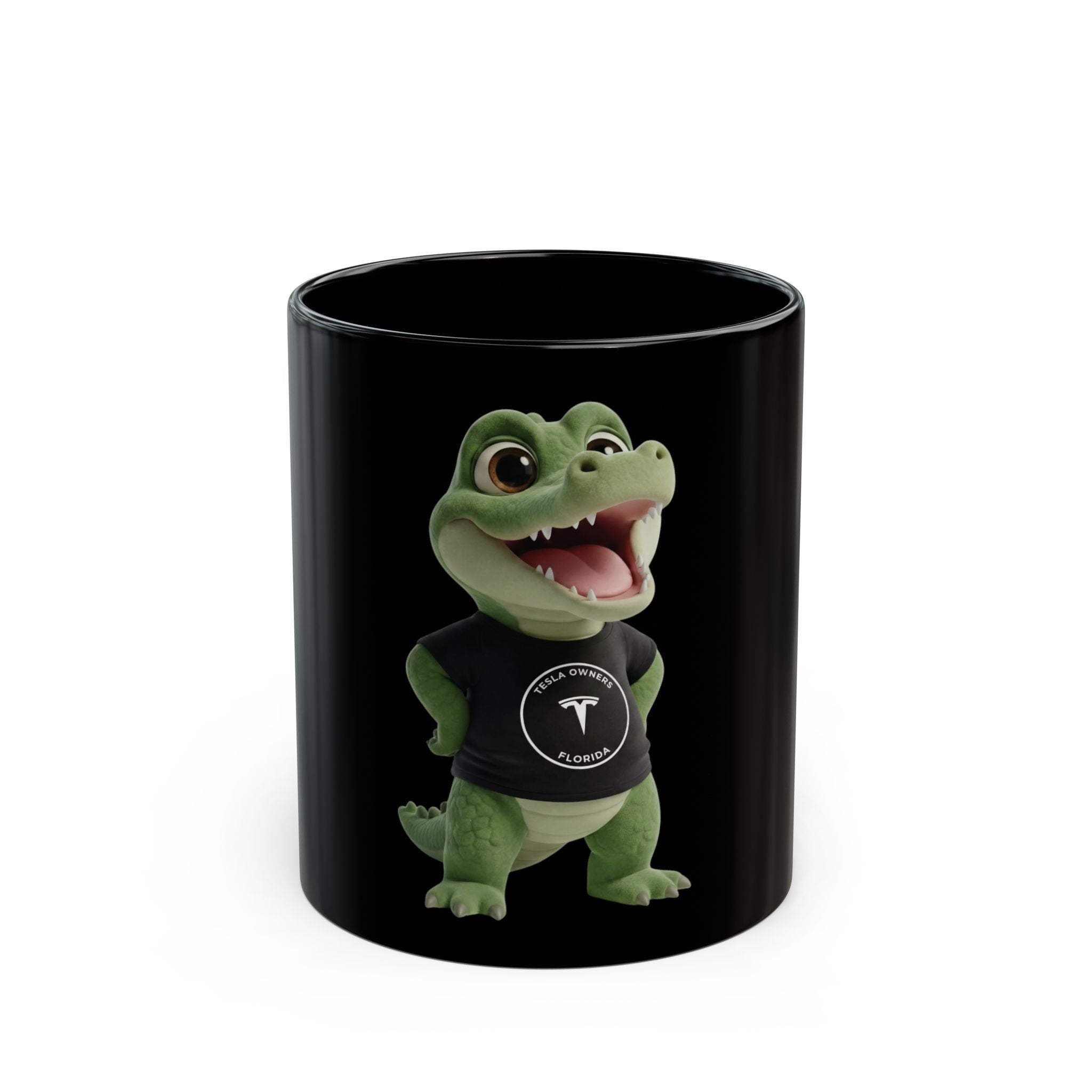 FloDa Gator Tesla Owners Florida Mug  (Black 11oz/15oz)