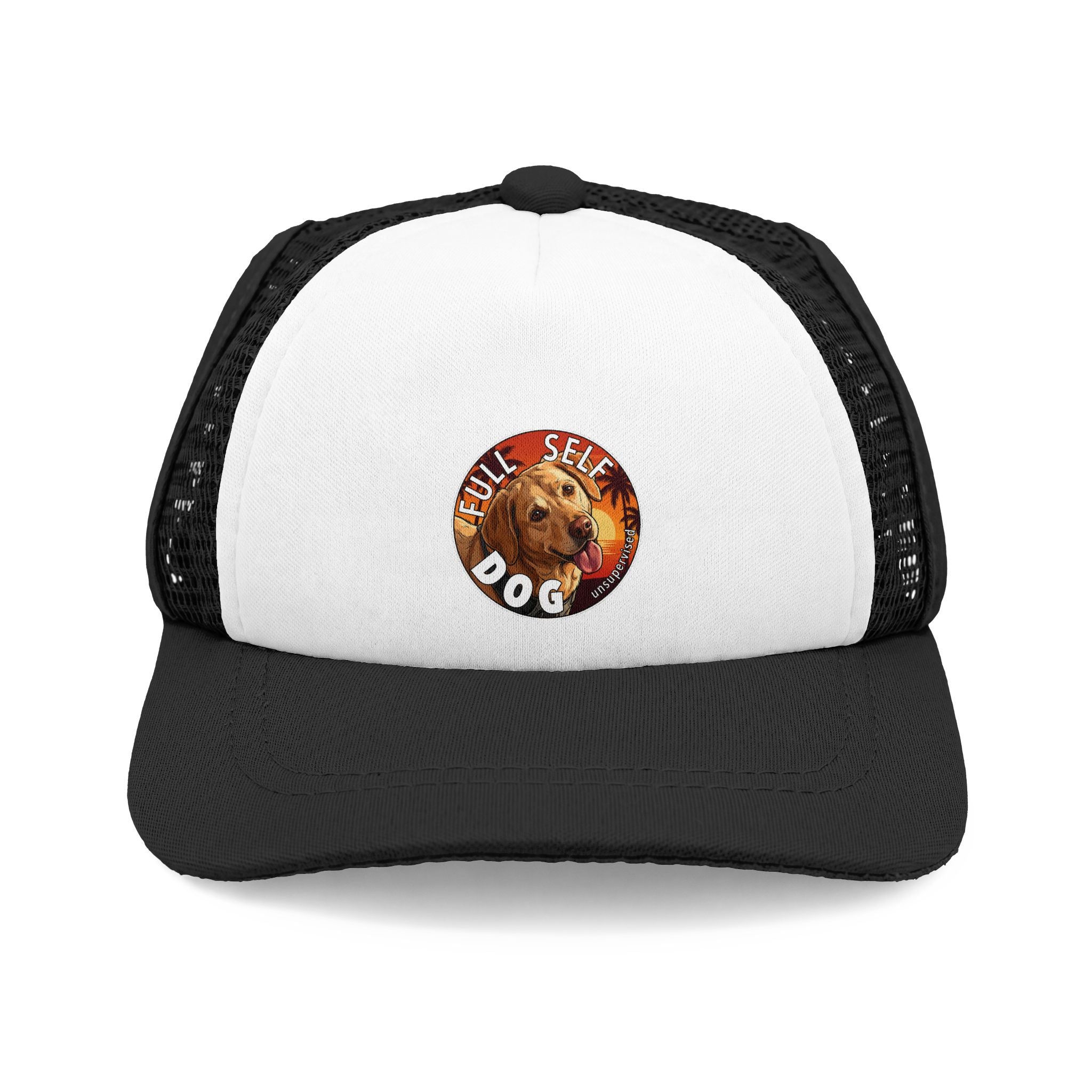 FULLSELFDOG "unsupervised" Doggo Trucker Hat